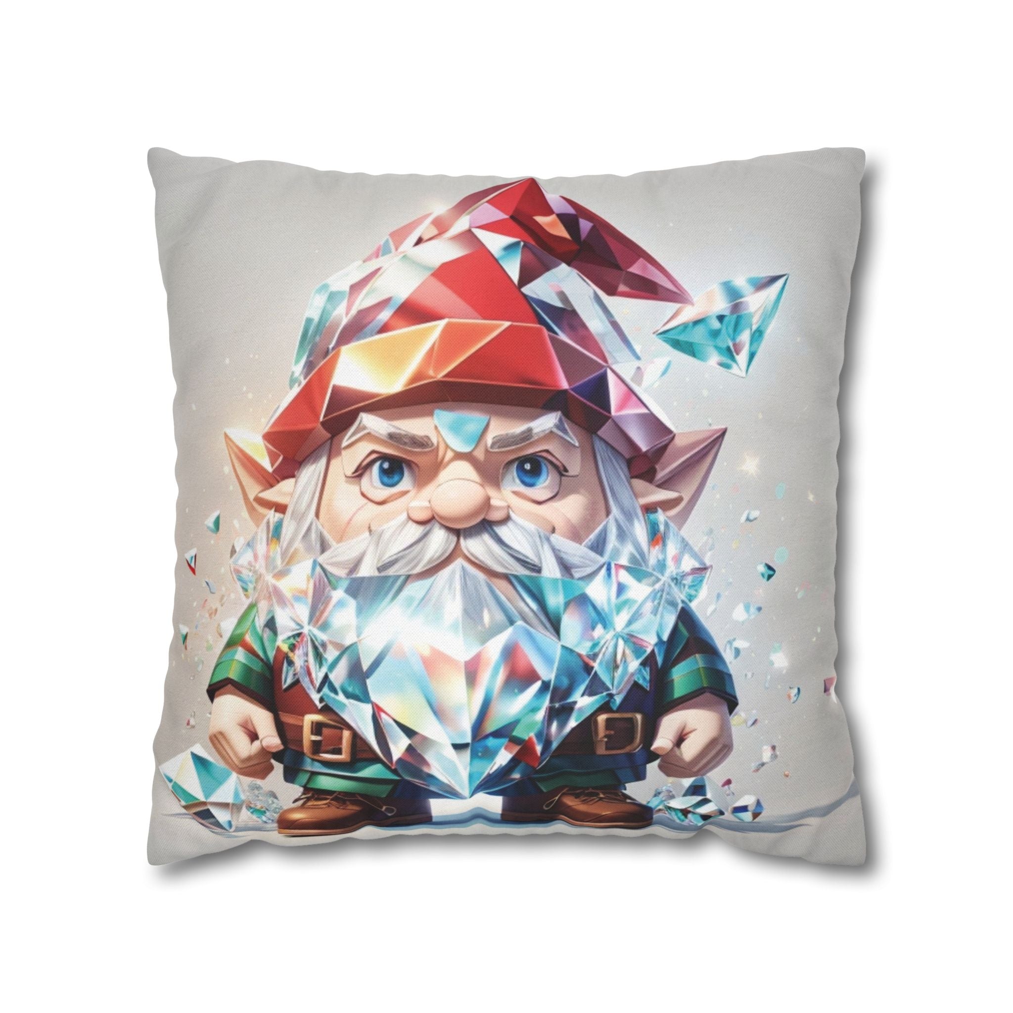 Gnome Holiday Ice, Throw Pillow Case