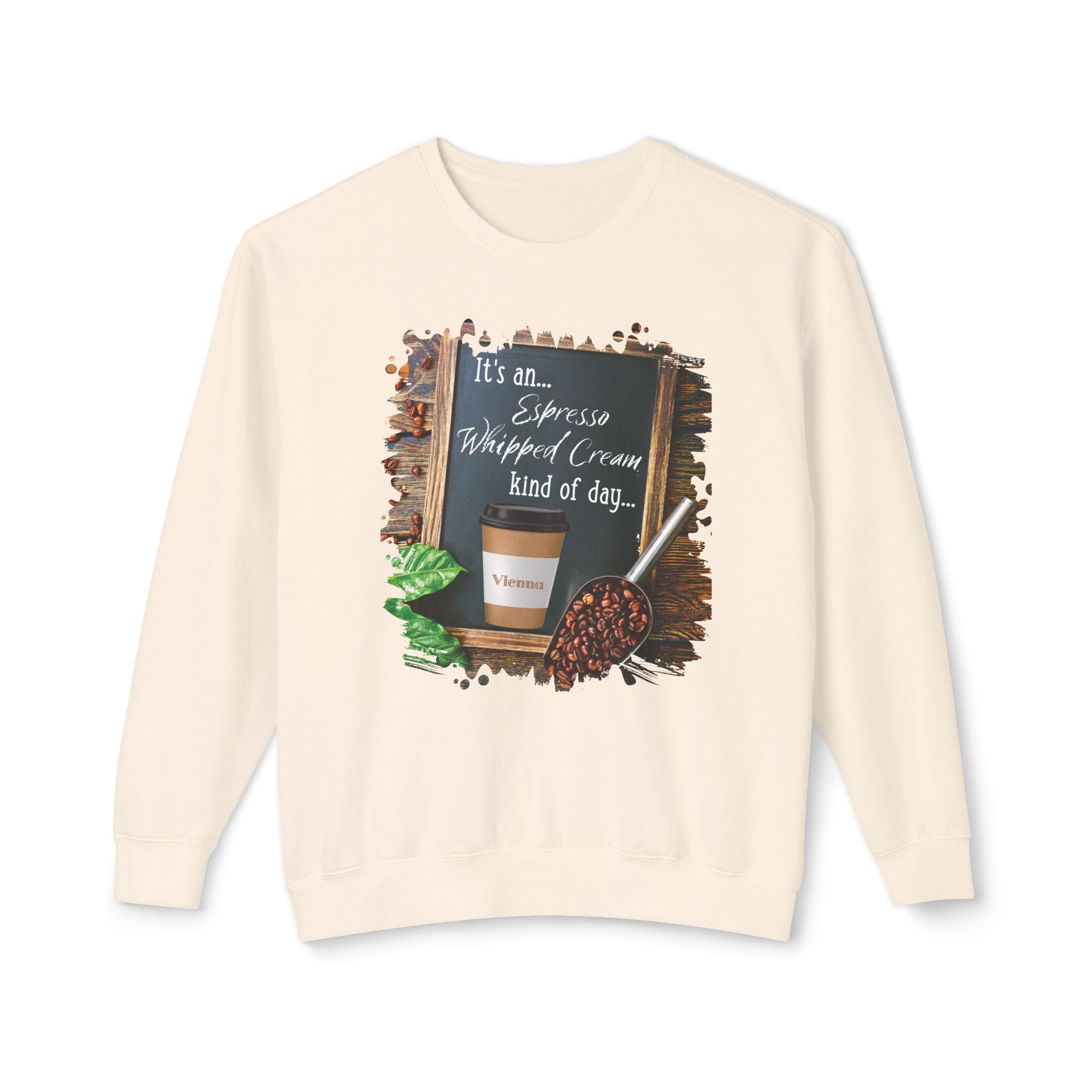 Vienna, Kind of Day, Unisex Lightweight Crewneck Sweatshirt