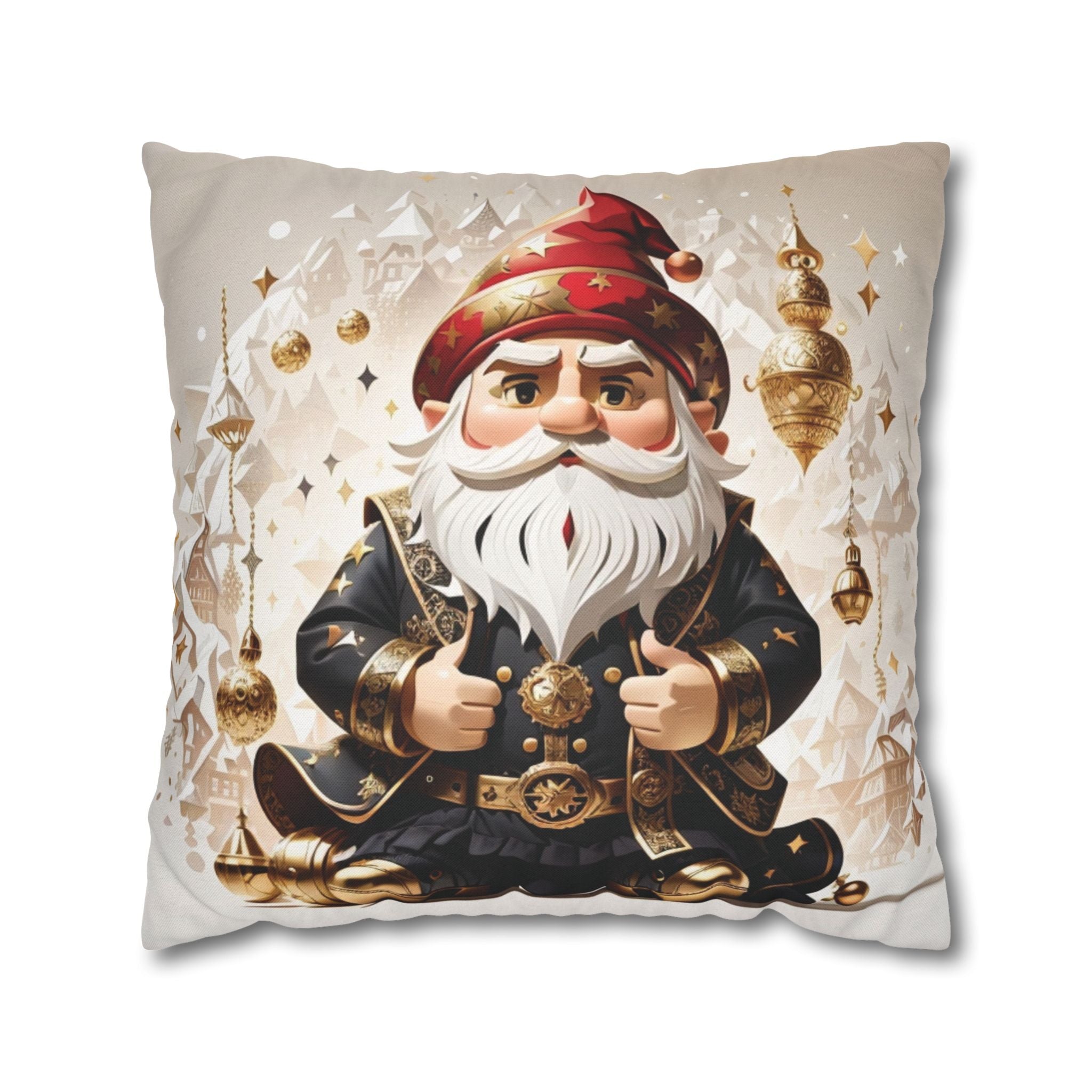 Gnome Holiday, Throw Pillow Case