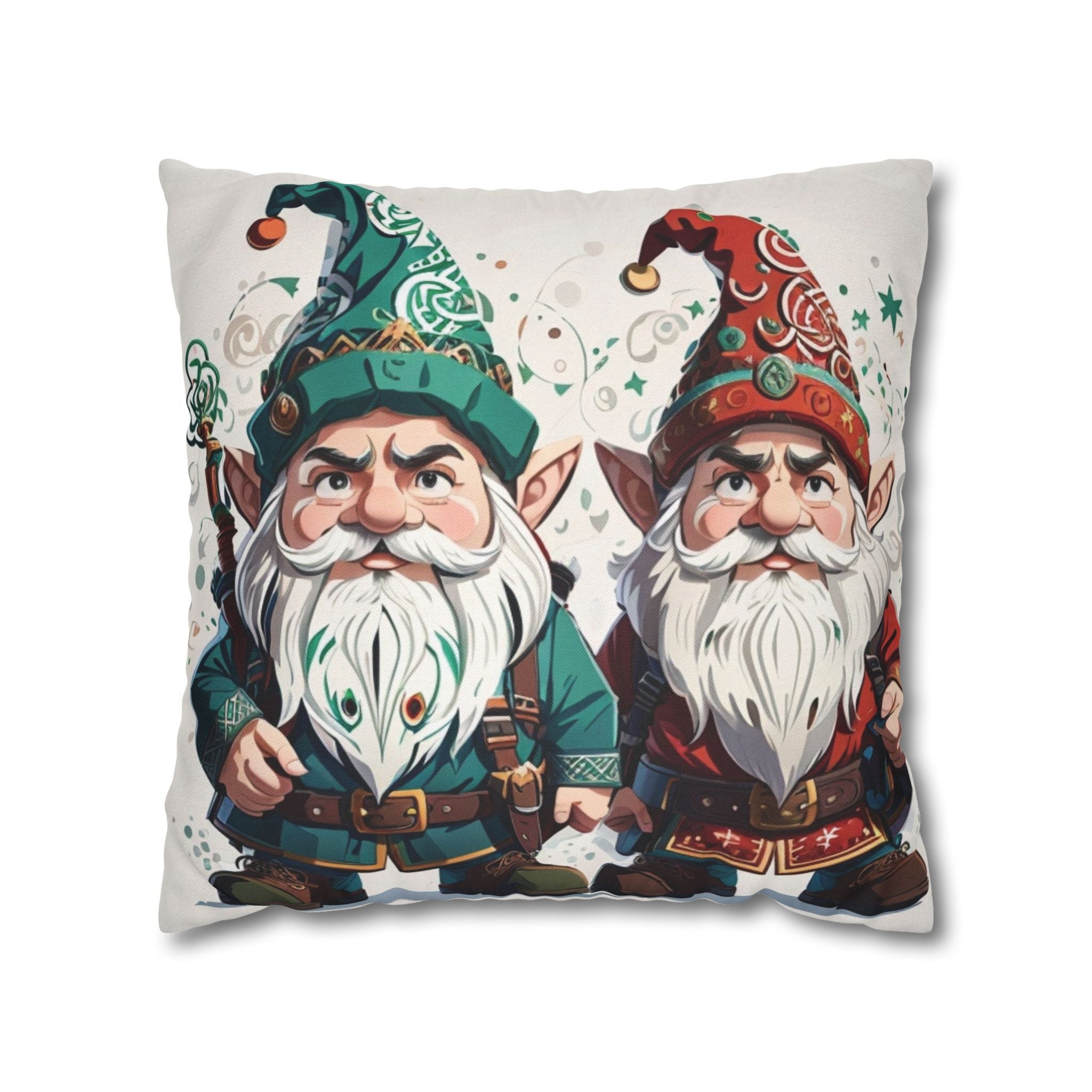 Gnomes Holiday, Throw Pillow Case