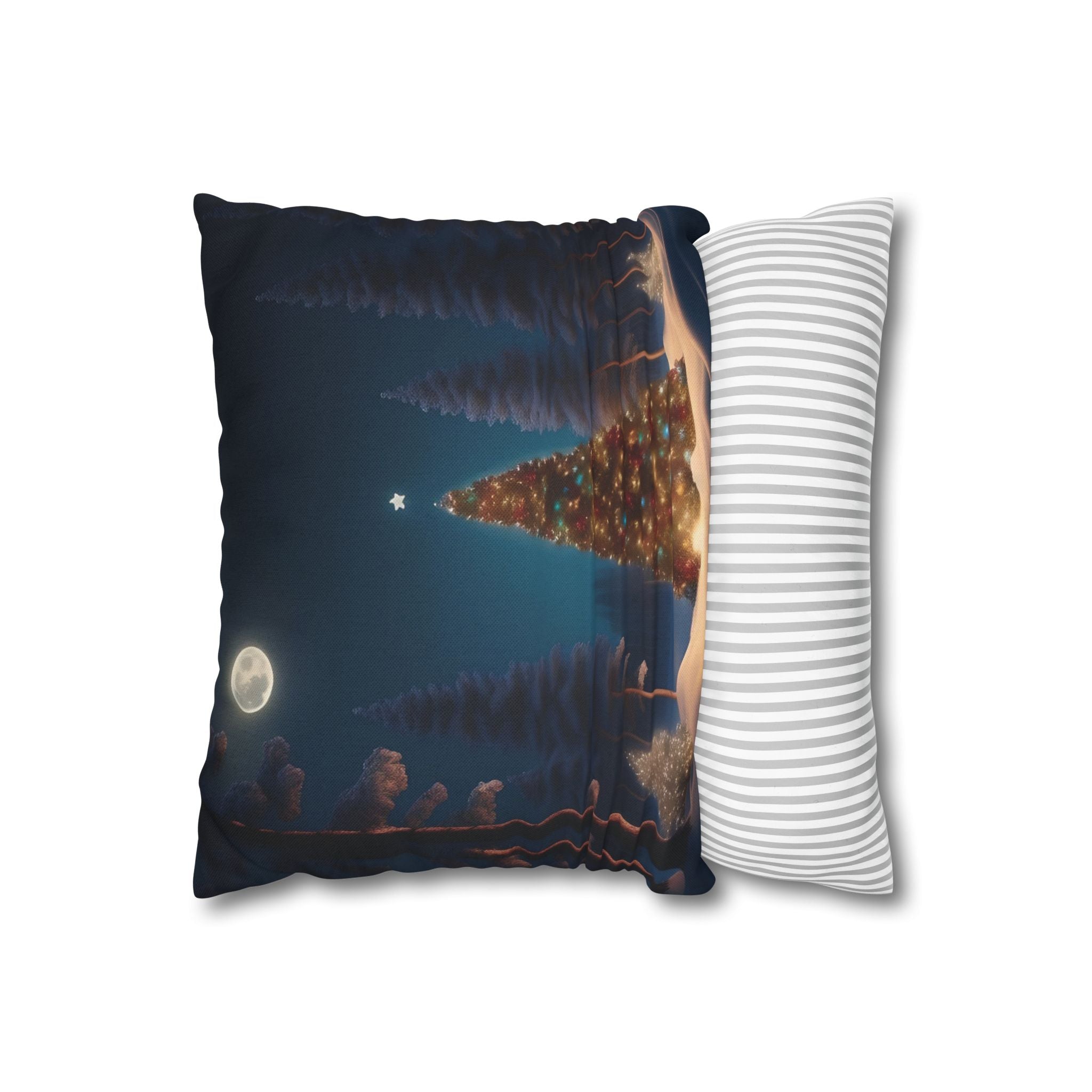 Whimsical Holiday Forest, Throw Pillow Case