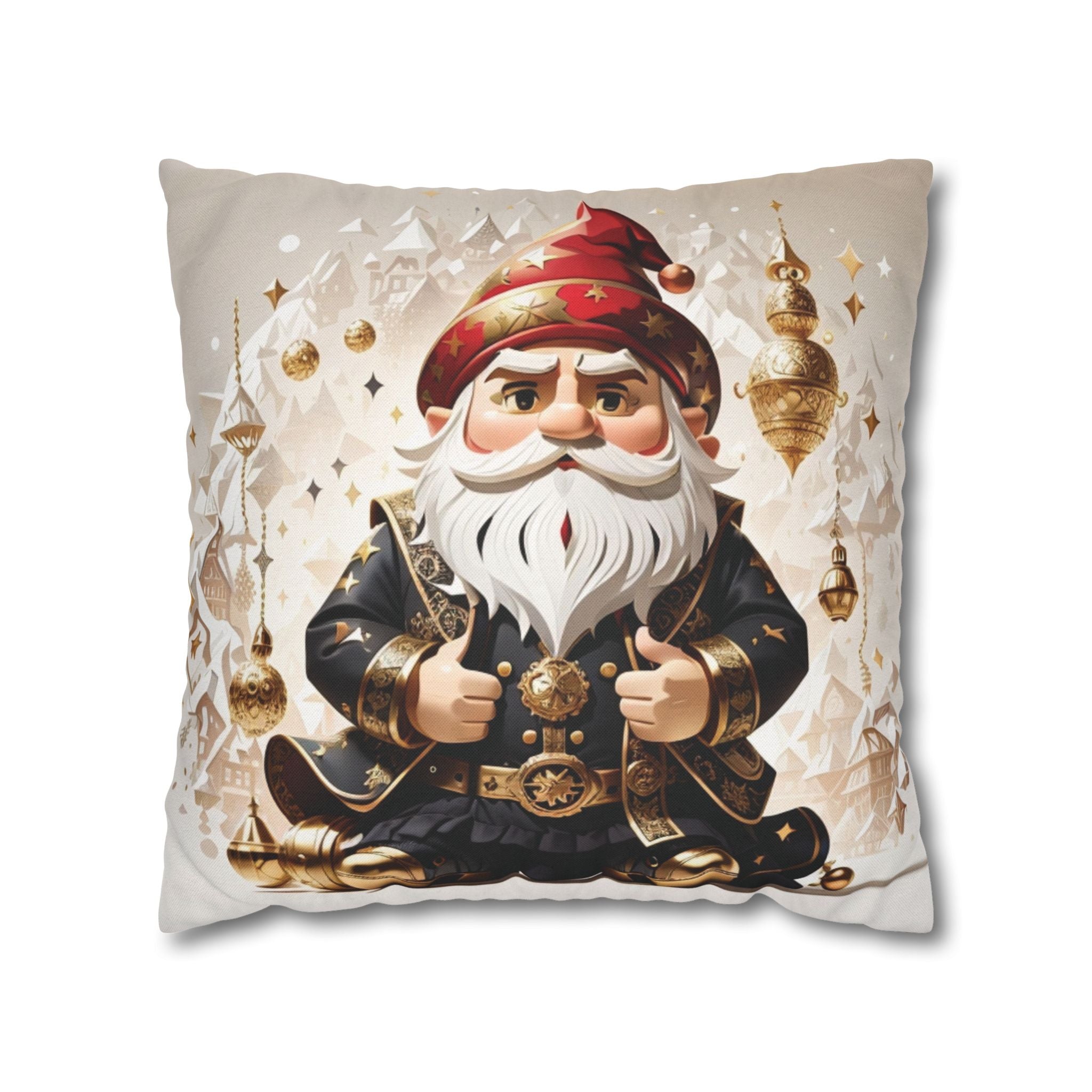 Gnome Holiday, Throw Pillow Case