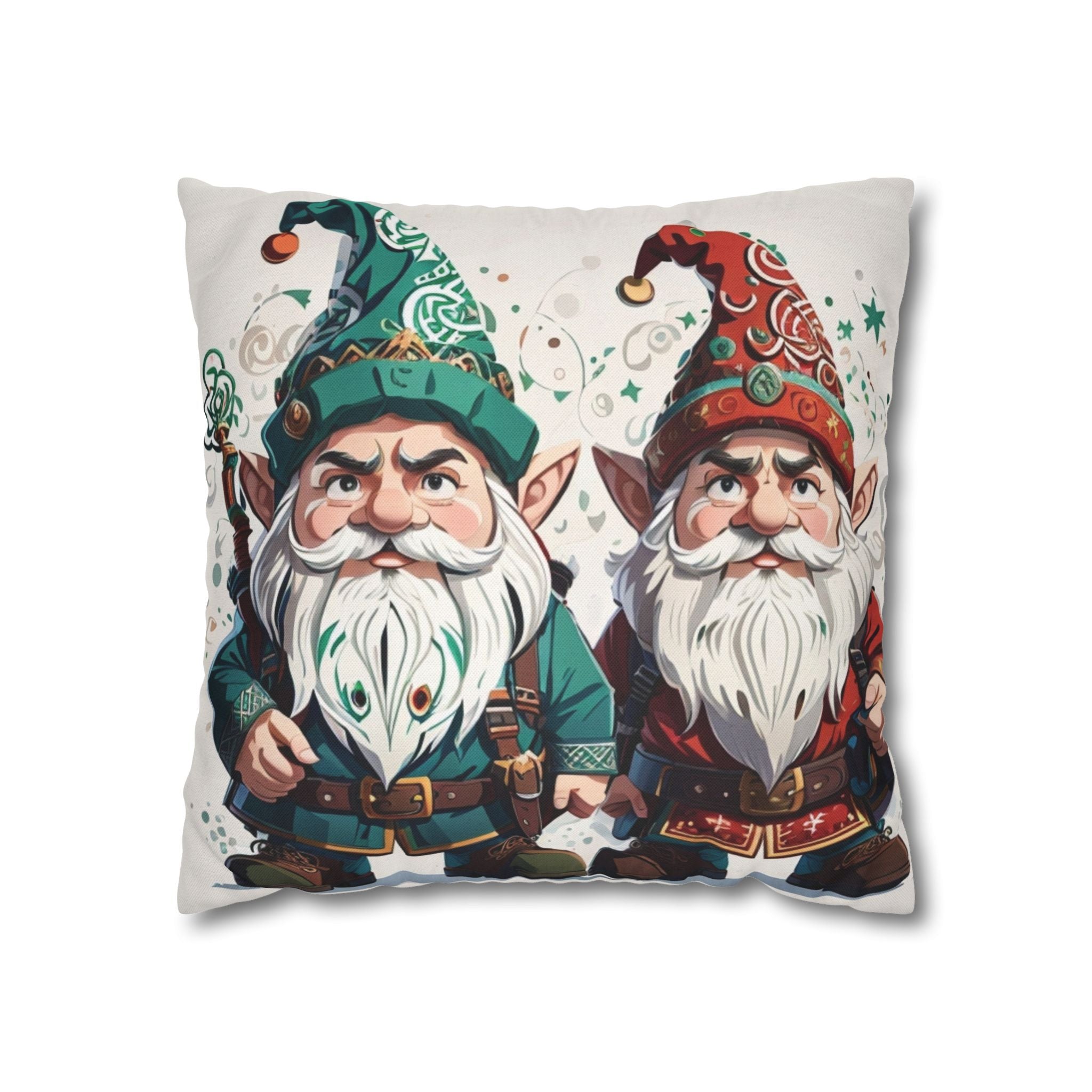 Gnomes Holiday, Throw Pillow Case