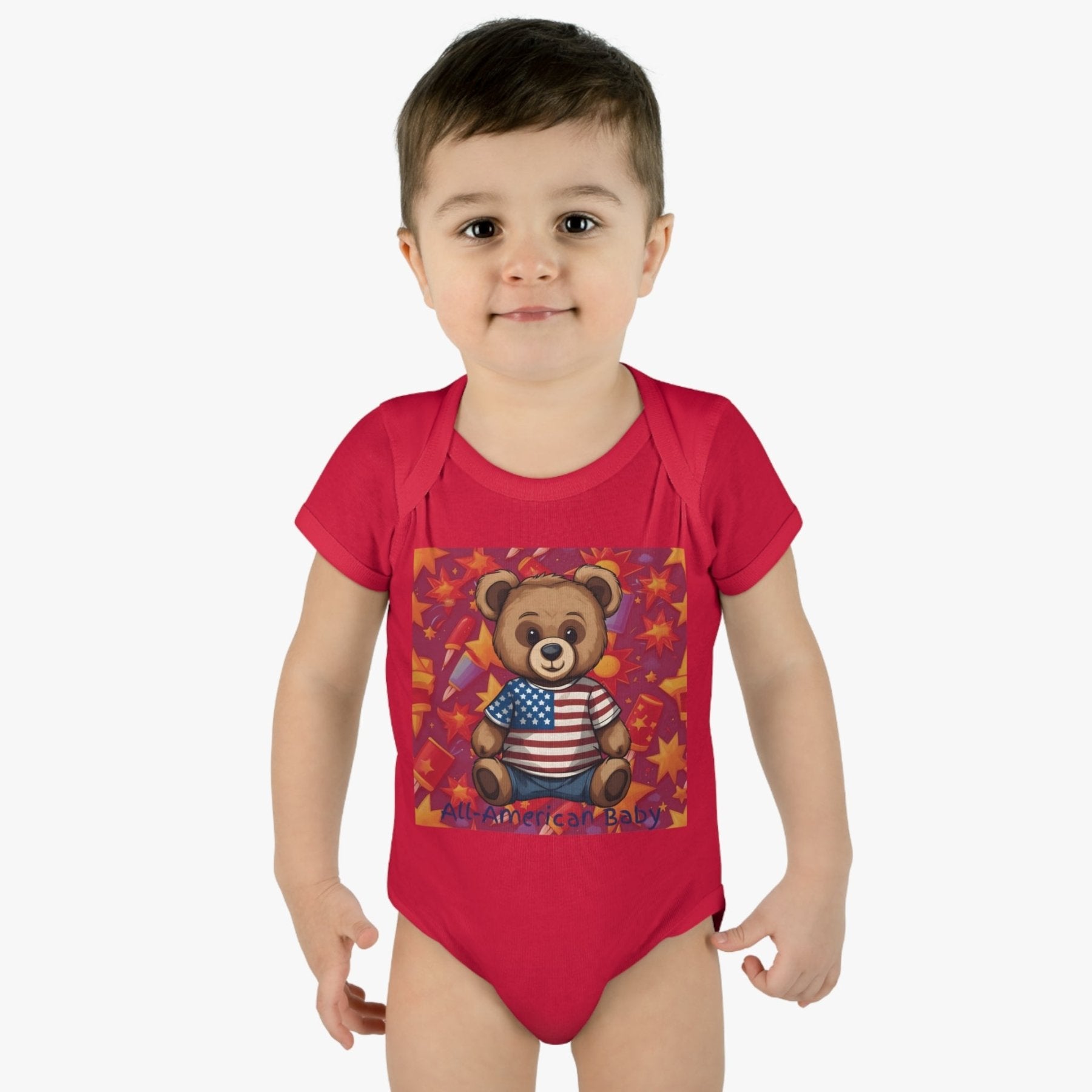 All American Baby, Onesie, Bodysuit, 0M-24M - Janlyn's Crafts