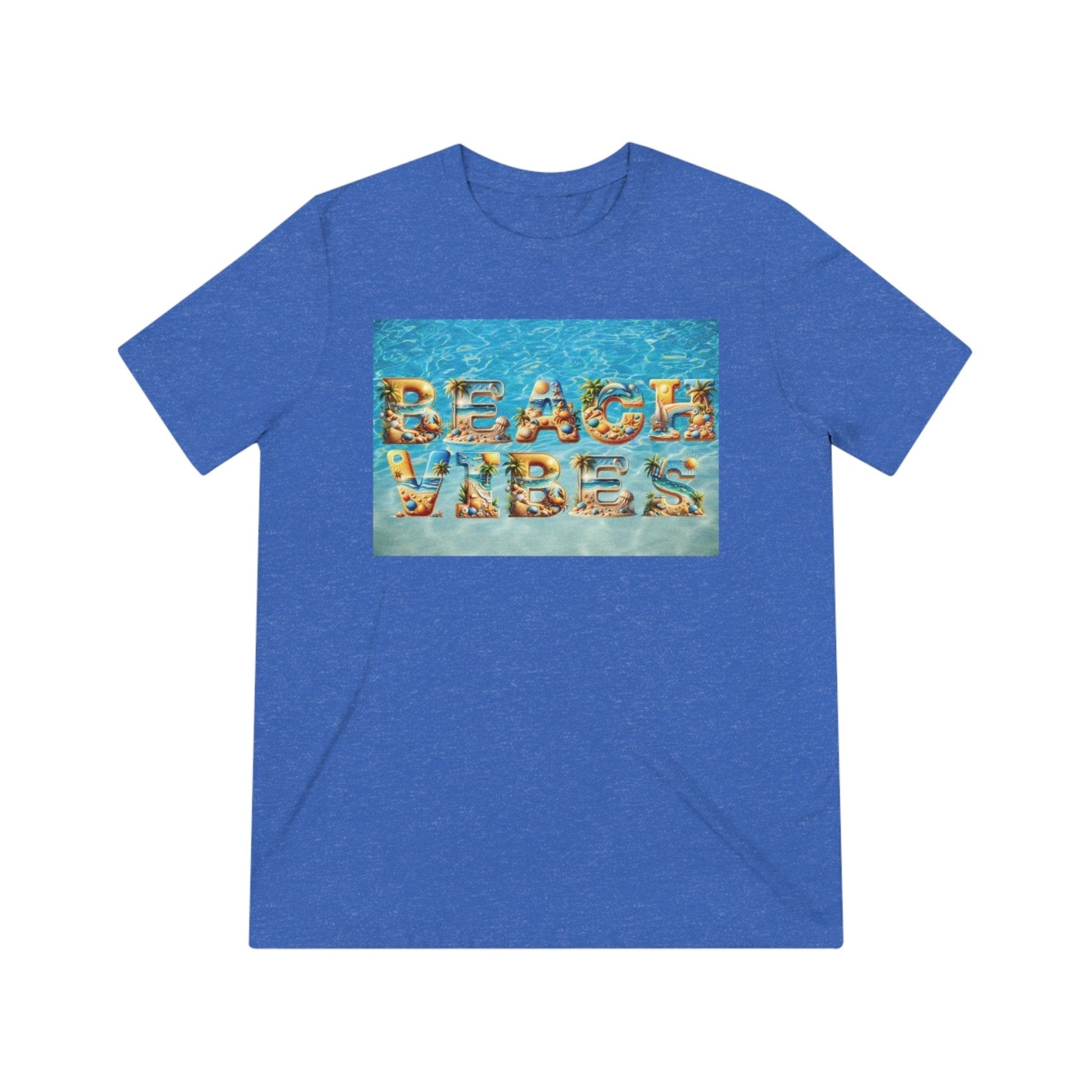 Beach Vibes, Unisex Triblend T - Shirt - Janlyn's Crafts