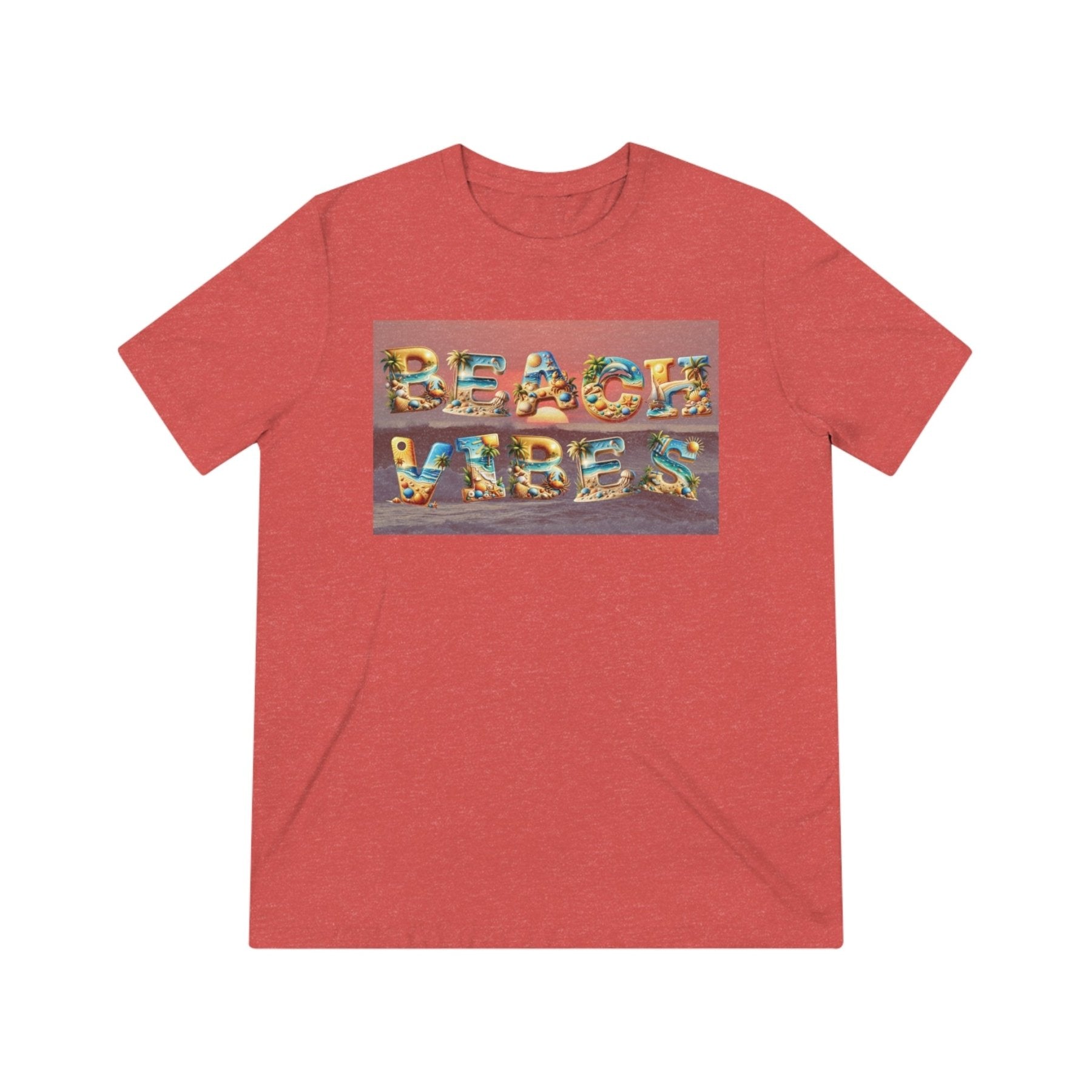 Beach Vibes, Unisex Triblend T - Shirt - Janlyn's Crafts