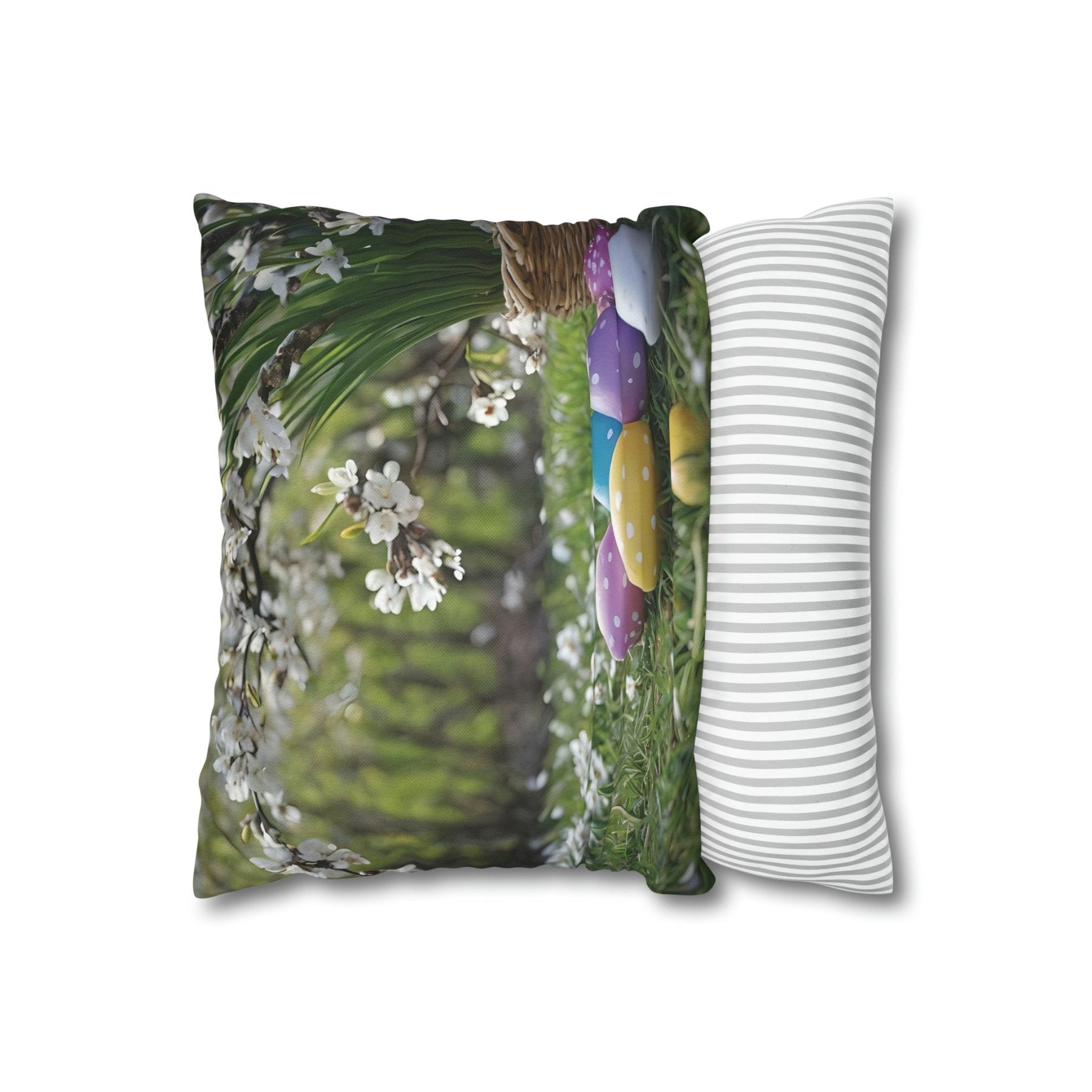 Easter Scene Throw Pillow Cover, Throw Pillow Case, Qty 1, (9) - Janlyn's Crafts