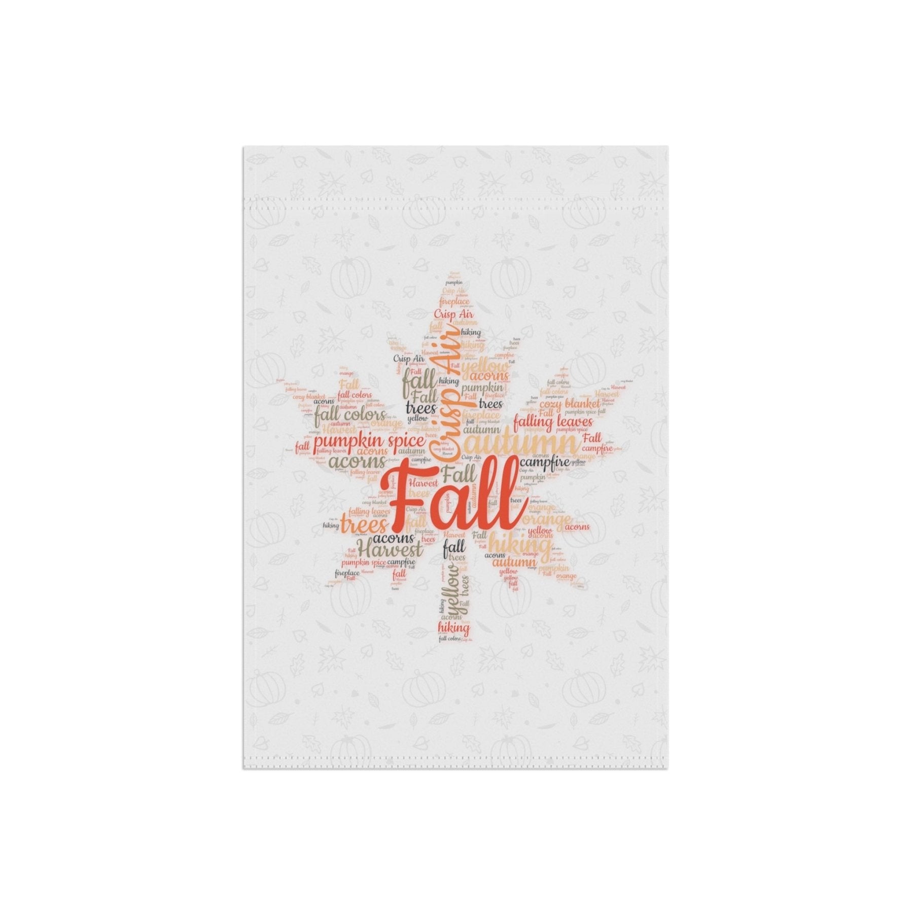 Fall Leaves Garden Flag & Fall Leaves House Flag, (6.1) - Janlyn's Crafts