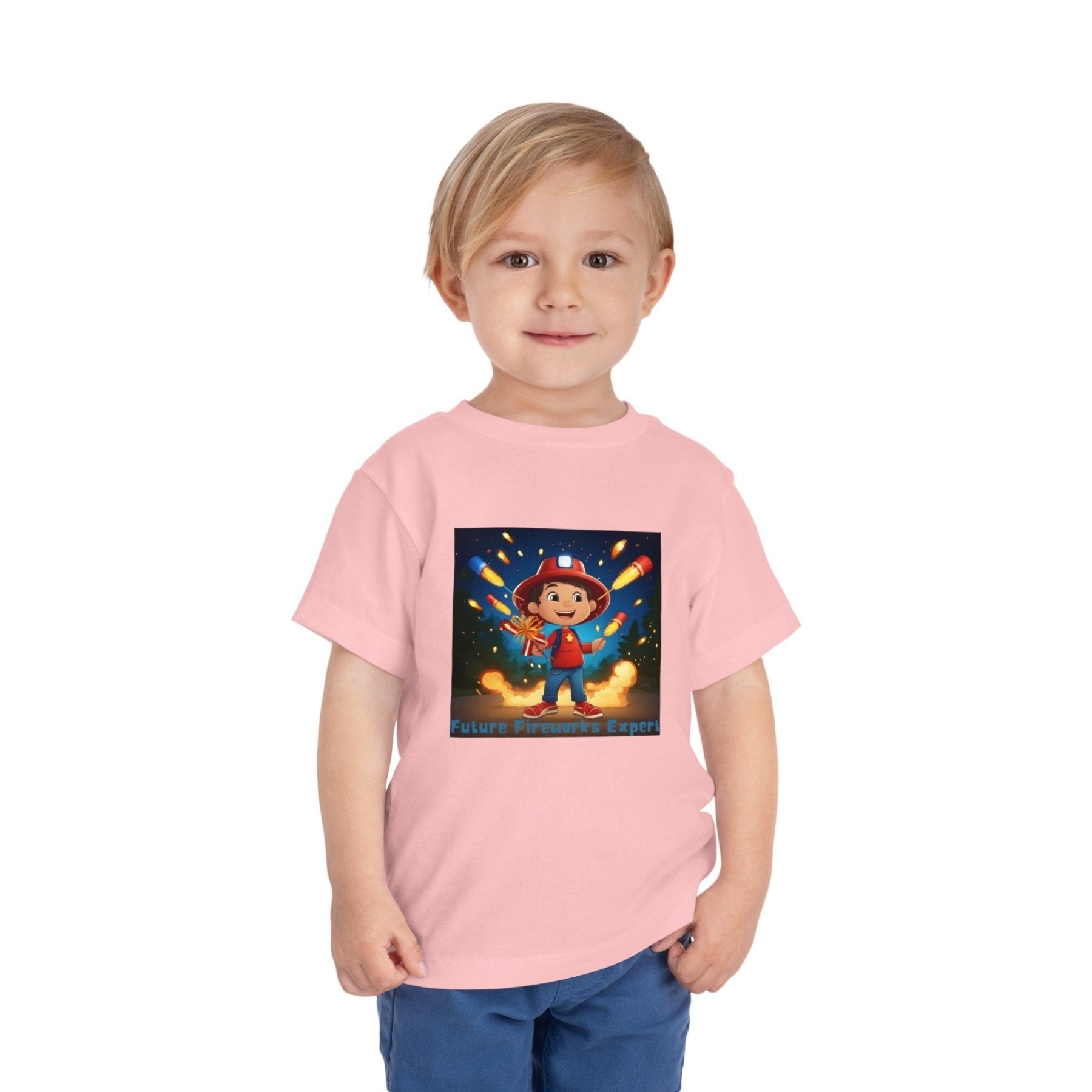Future Fireworks Expert, Toddler Short Sleeve Tee, 2T-5T - Janlyn's Crafts