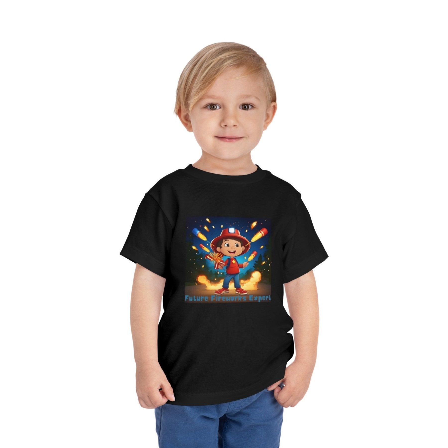 Future Fireworks Expert, Toddler Short Sleeve Tee, 2T-5T - Janlyn's Crafts