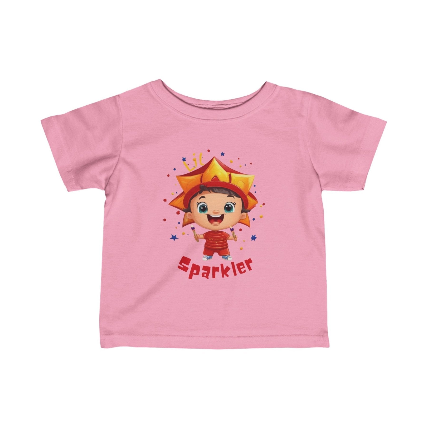 Lil Sparkler, Infant Fine Jersey Tee, 6M-24M - Janlyn's Crafts
