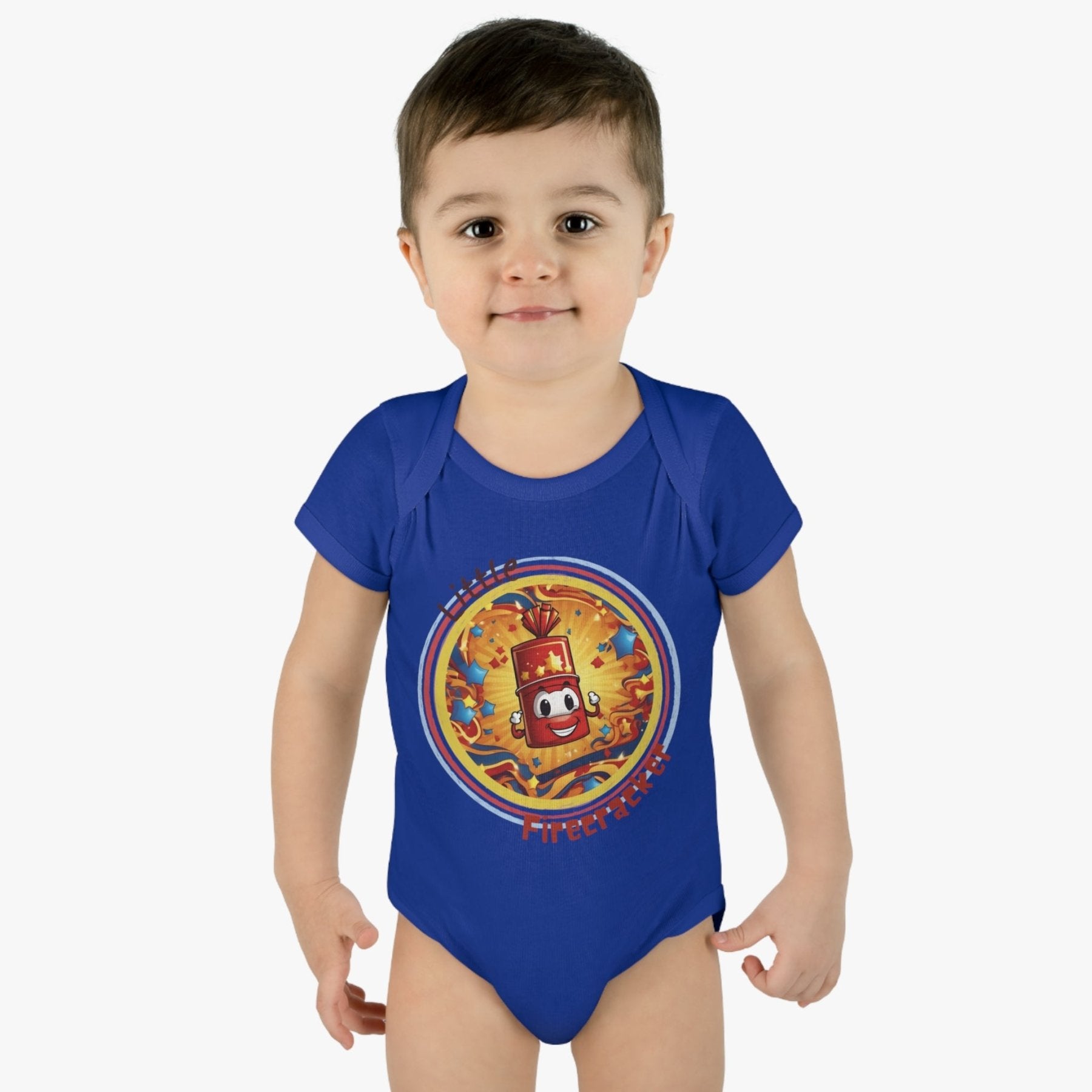 Little Firecracker, Baby Firecracker, Onesie, Bodysuit, 0M-24M - Janlyn's Crafts