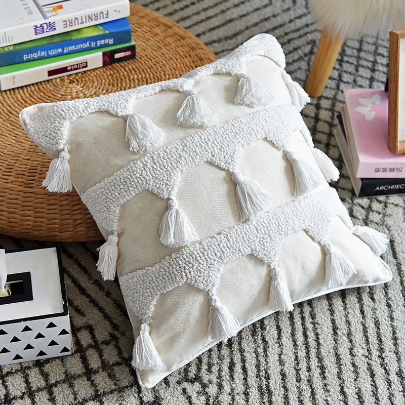 Nordic Throw Pillow Moroccan Tufted Simple Pillowcase Pillow - Janlyn's Crafts