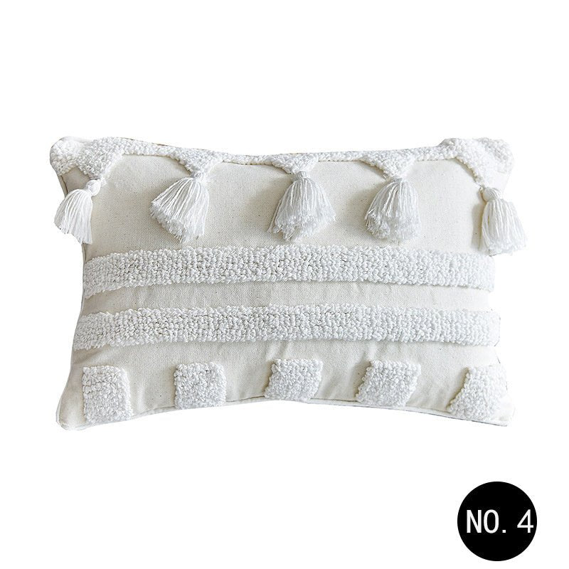 Nordic Throw Pillow Moroccan Tufted Simple Pillowcase Pillow - Janlyn's Crafts