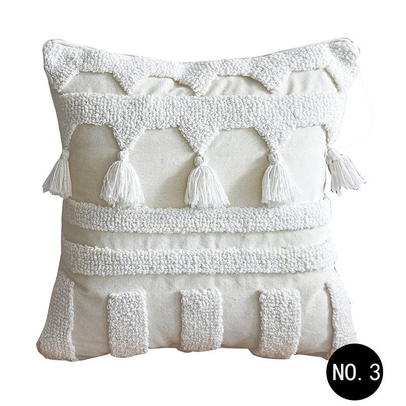 Nordic Throw Pillow Moroccan Tufted Simple Pillowcase Pillow - Janlyn's Crafts
