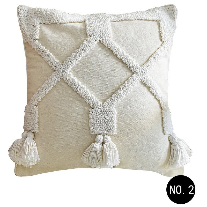 Nordic Throw Pillow Moroccan Tufted Simple Pillowcase Pillow - Janlyn's Crafts