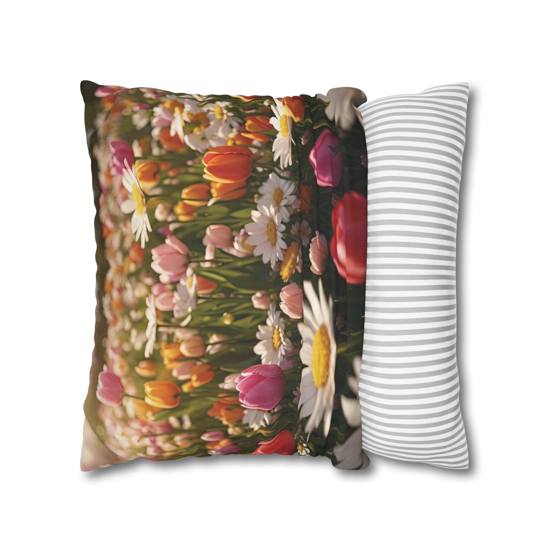 Spring Flowers Throw Pillow Cover, Throw Pillow Case, Qty 1, (10) - Janlyn's Crafts