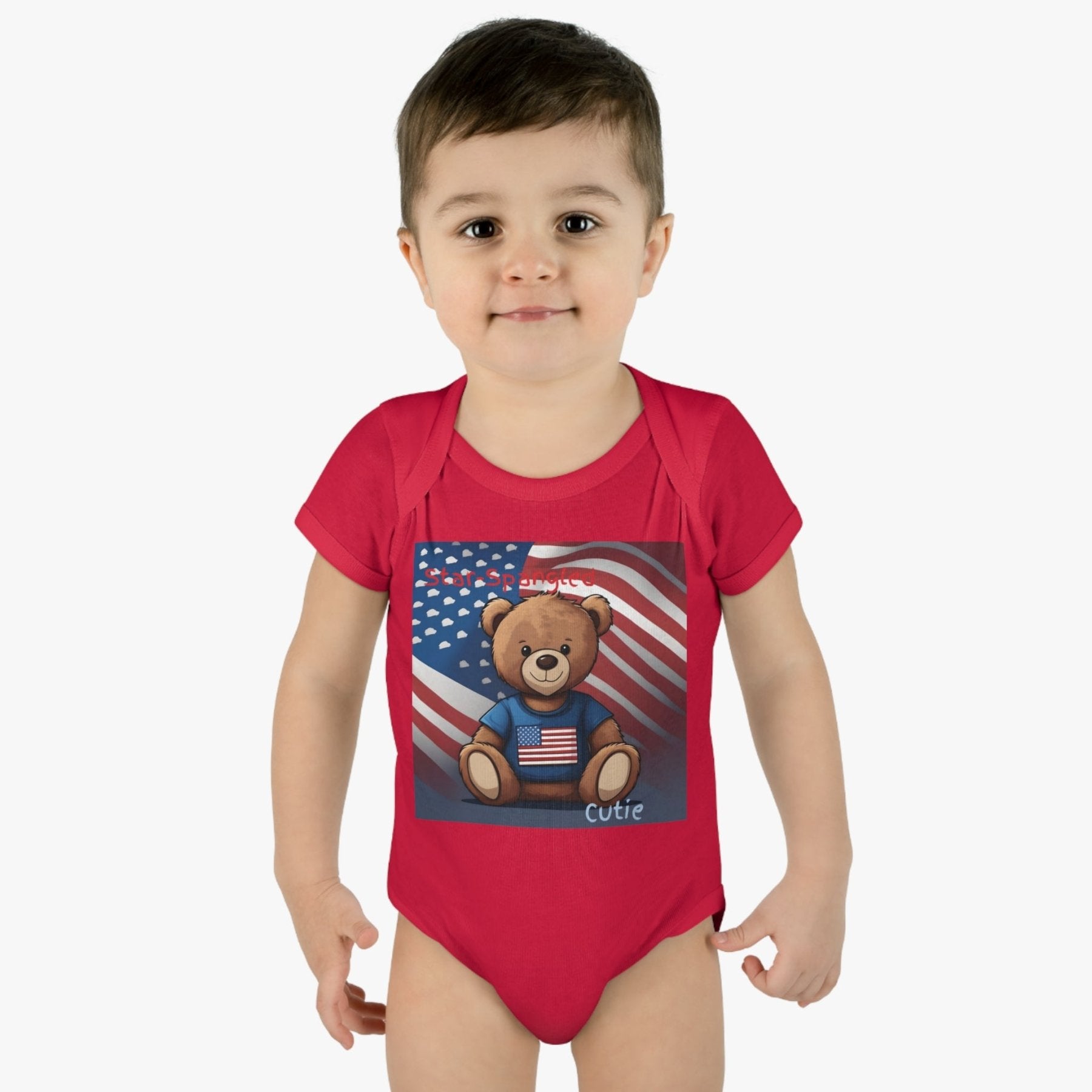 Star Spangled Cutie, Onesie, Bodysuit, 0M-24M - Janlyn's Crafts