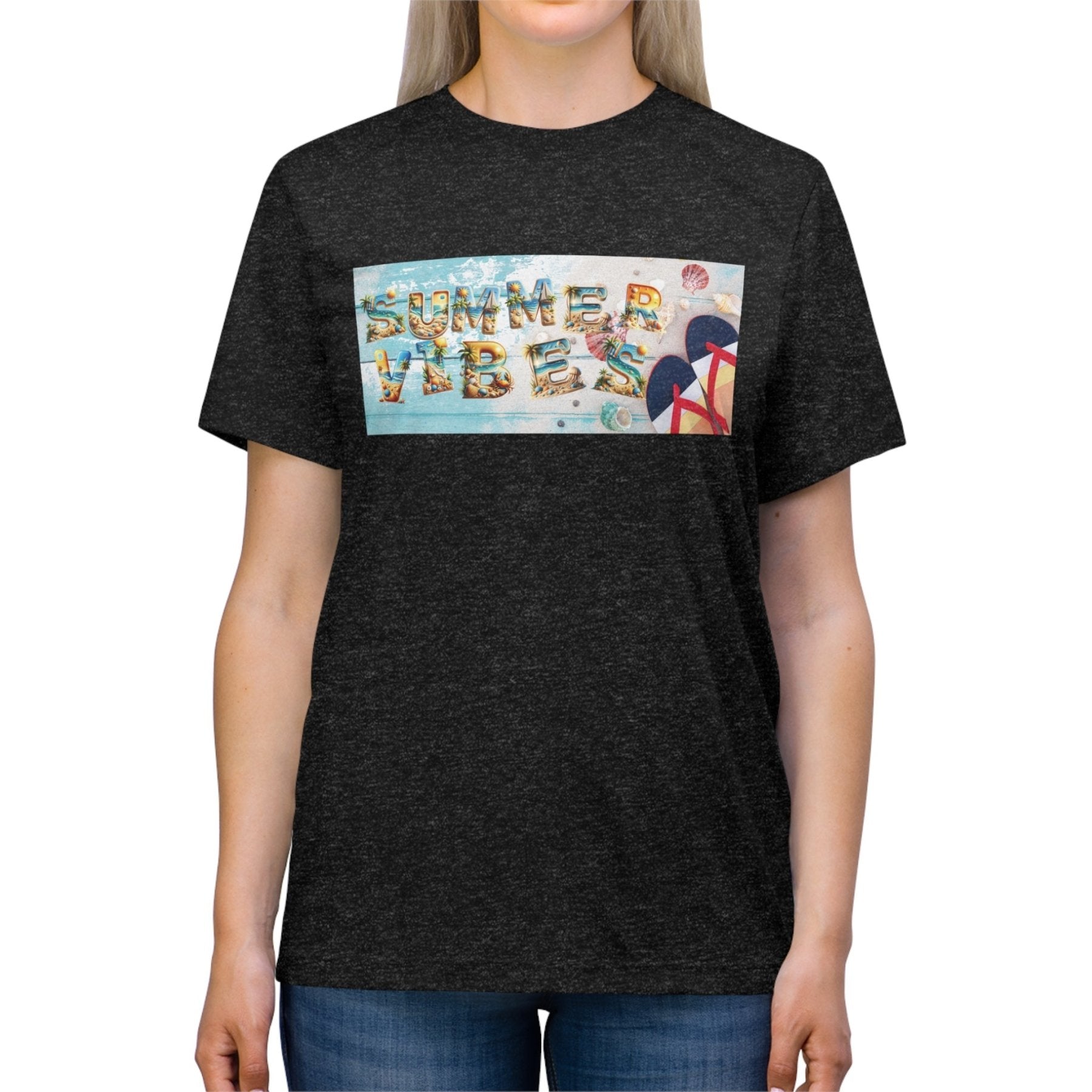 Summer Vibes, Unisex Triblend T - Shirt - Janlyn's Crafts