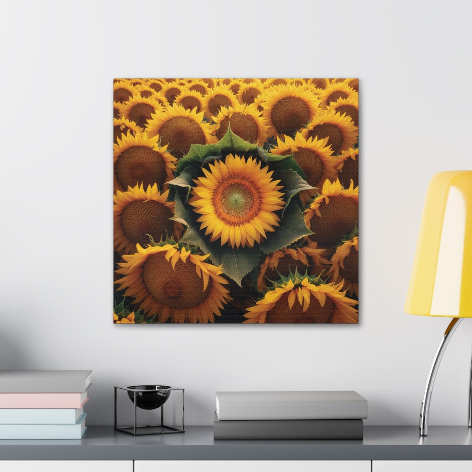 Sunflower Canvas (#14) - Janlyn's Crafts