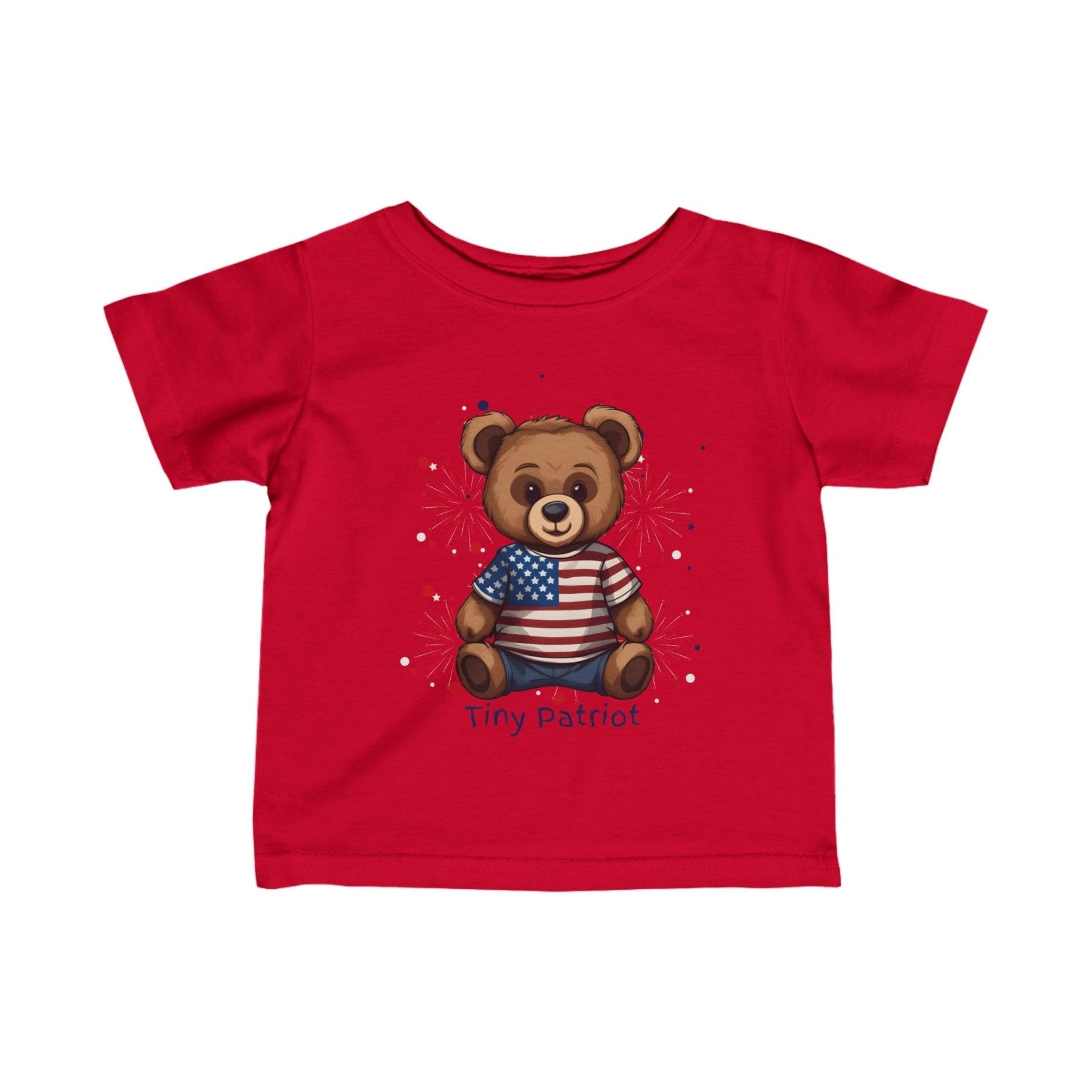 Tiny Patriot, Infant Fine Jersey Tee, 6M-24M - Janlyn's Crafts