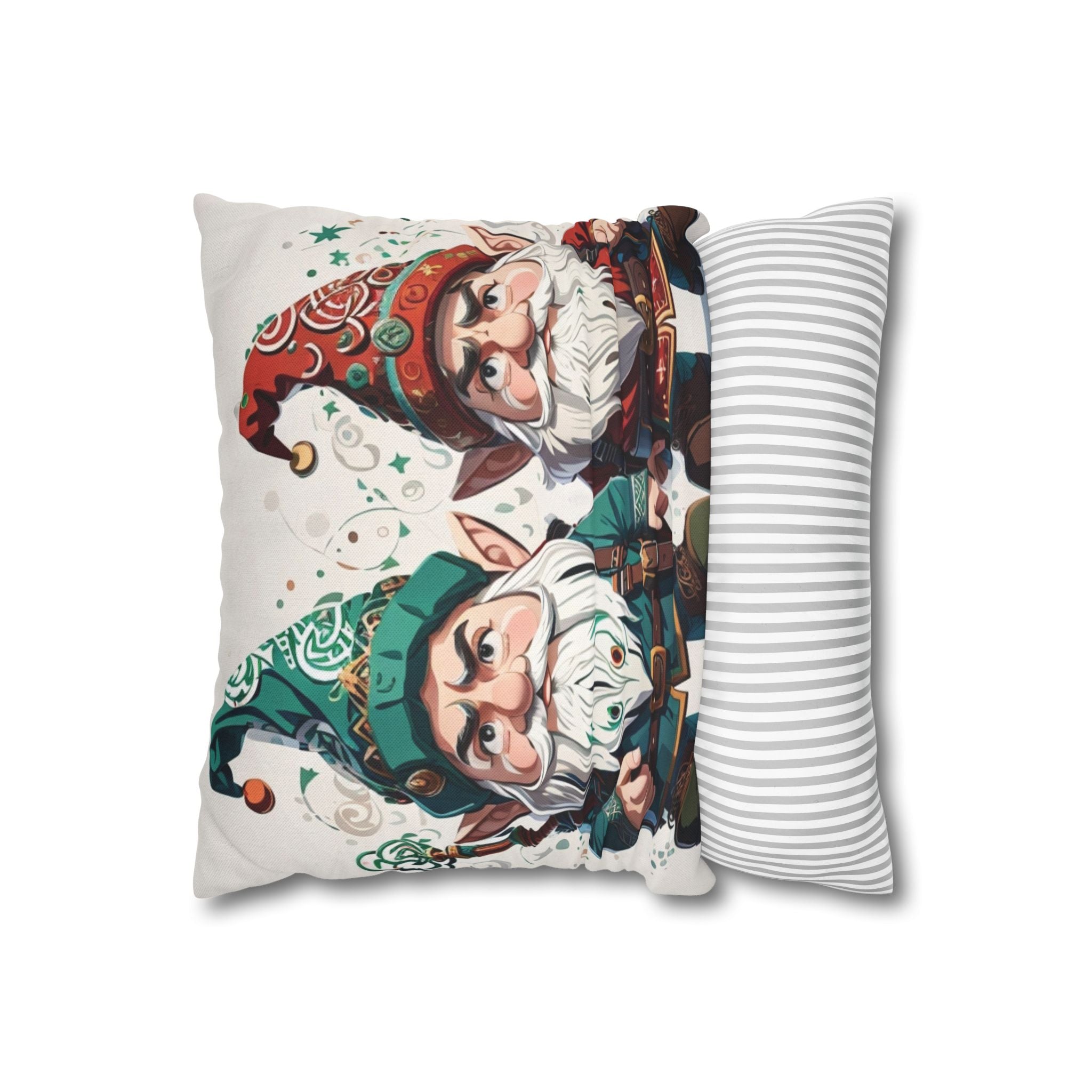 Gnomes Holiday, Throw Pillow Case