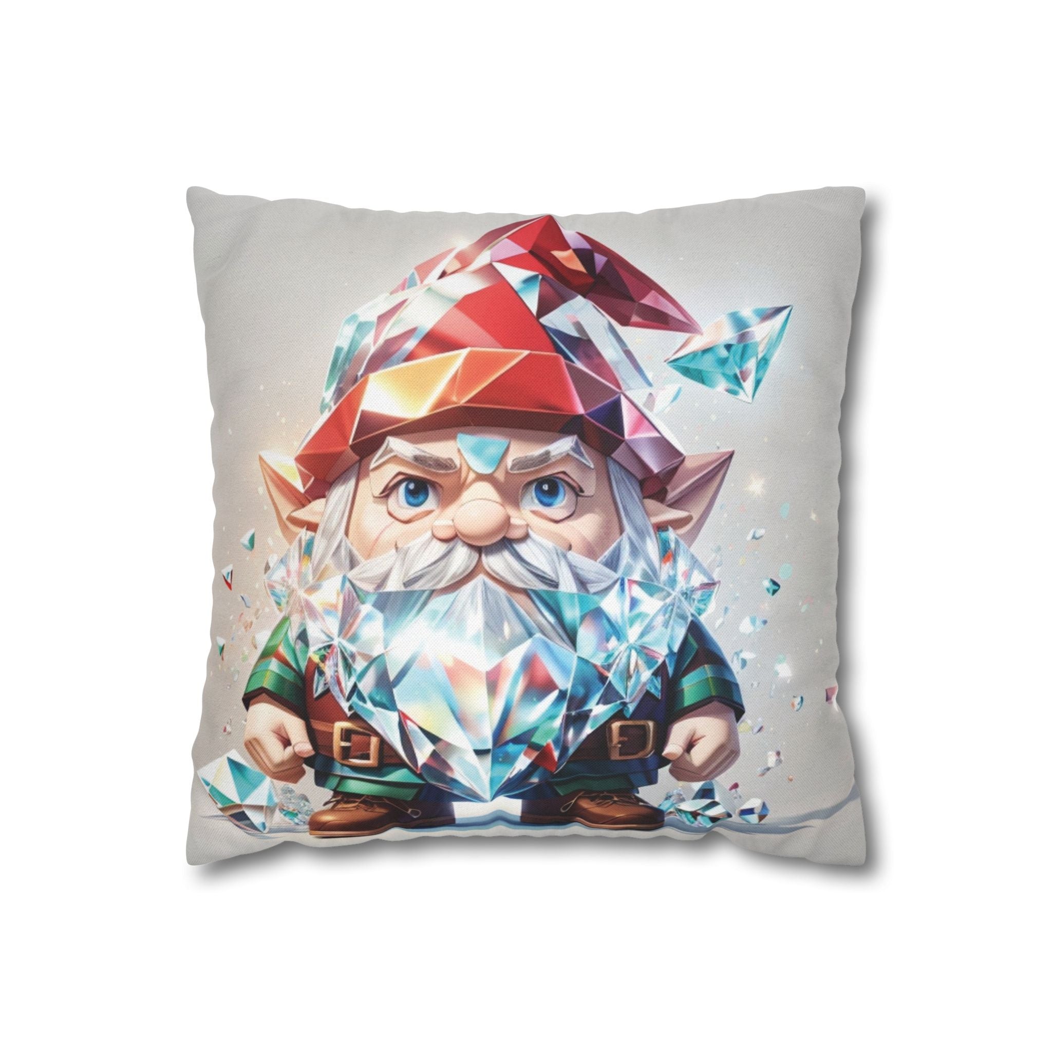 Gnome Holiday Ice, Throw Pillow Case