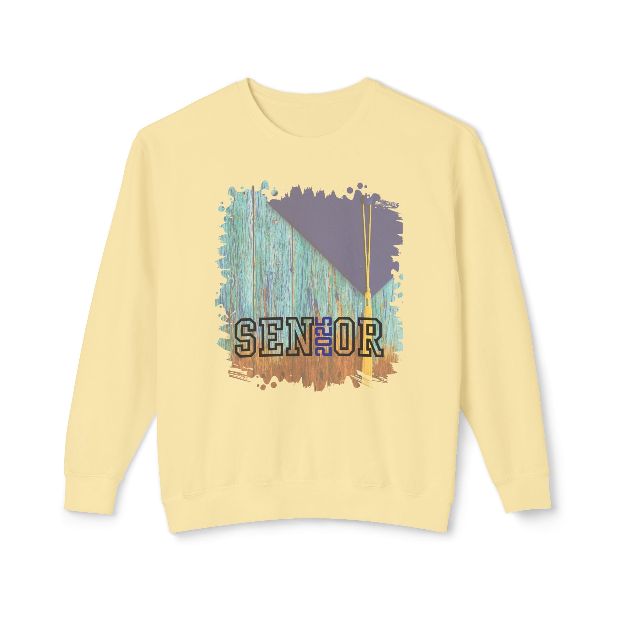 Senior 2025 Yearbook, 2025 Graduation, Unisex Lightweight Crewneck Sweatshirt