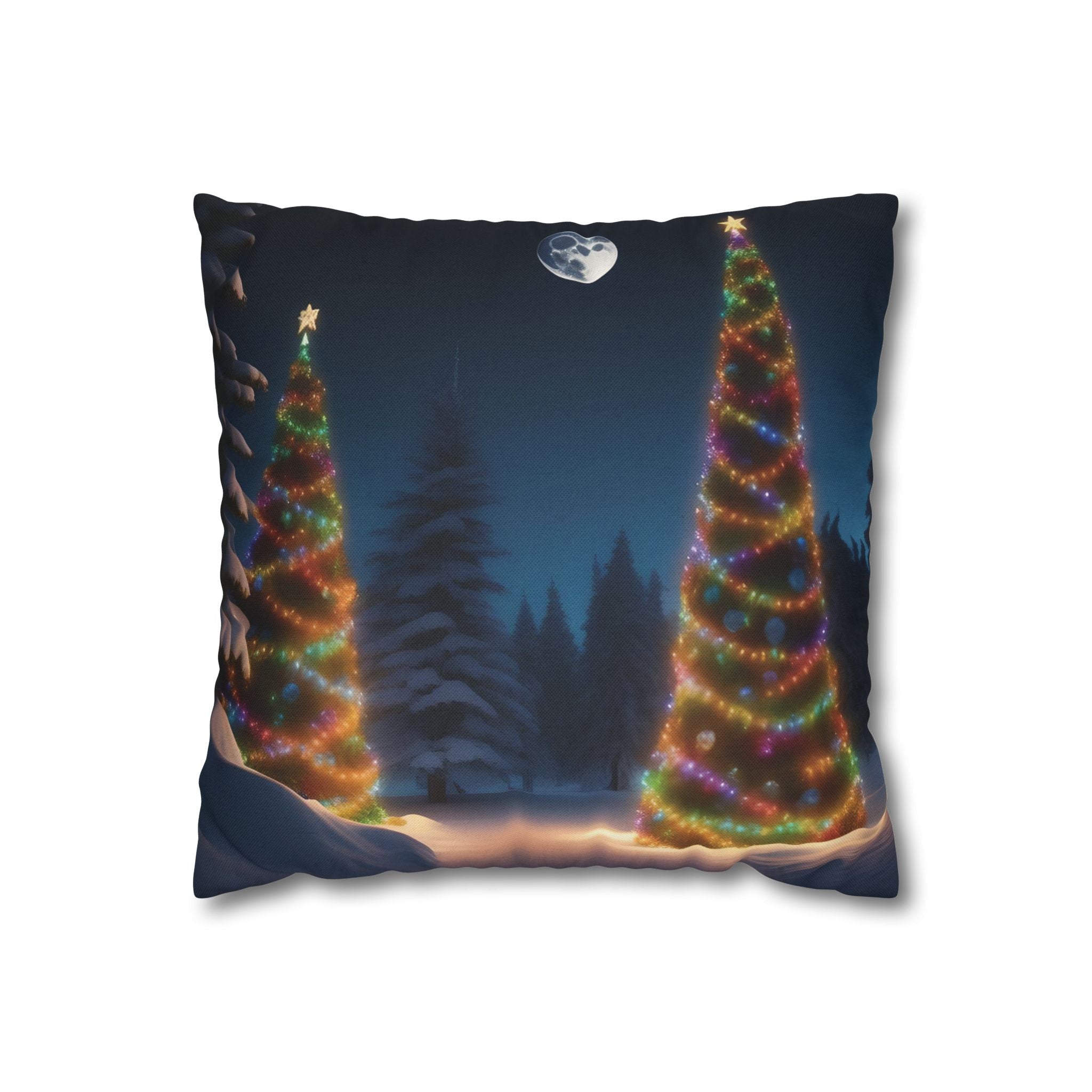 Whimsical Holiday Forest, Throw Pillow Case