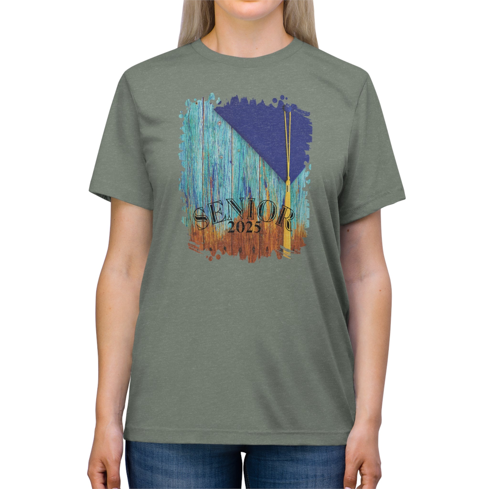 Senior 2025, 2025 Graduation, Unisex Triblend Tee