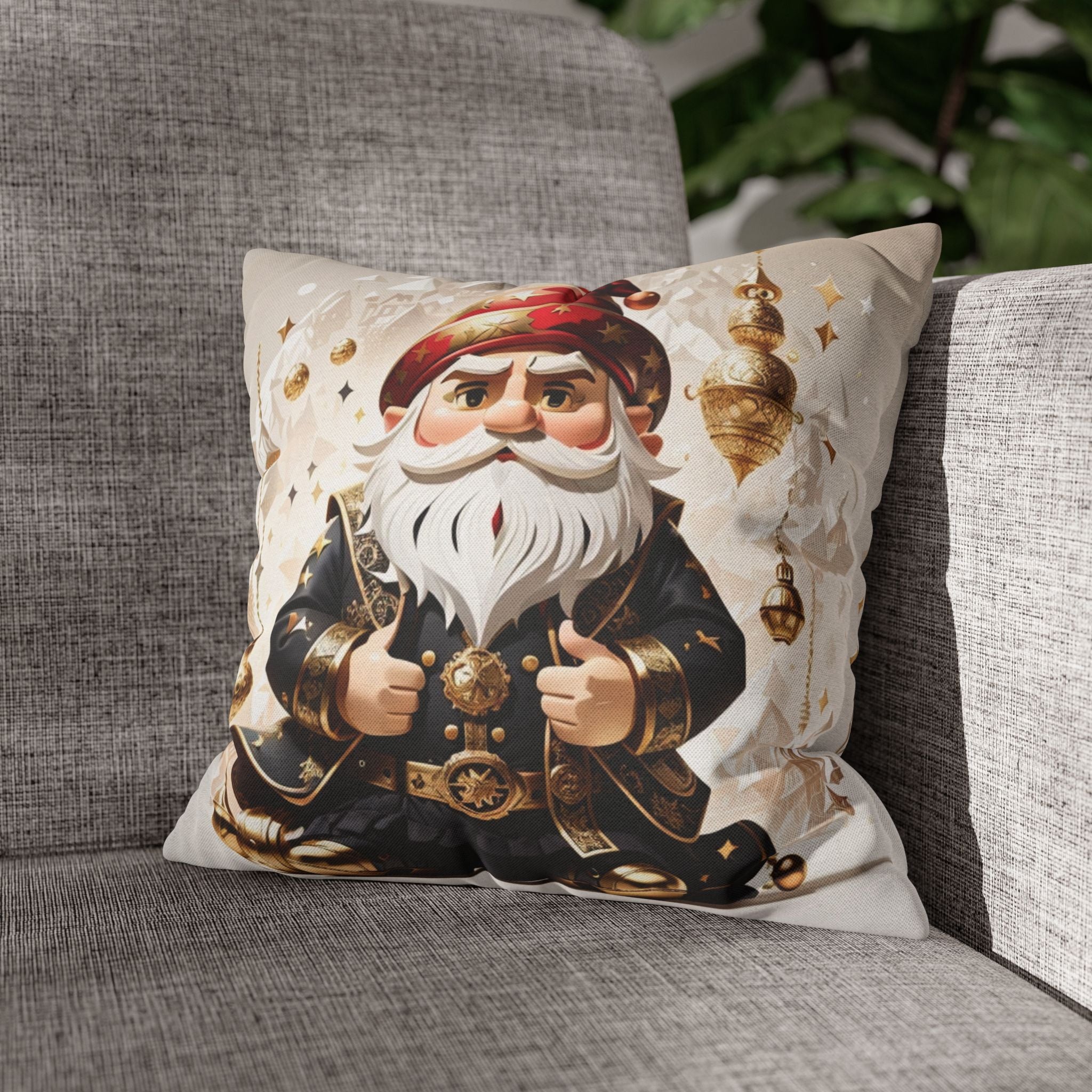 Gnome Holiday, Throw Pillow Case