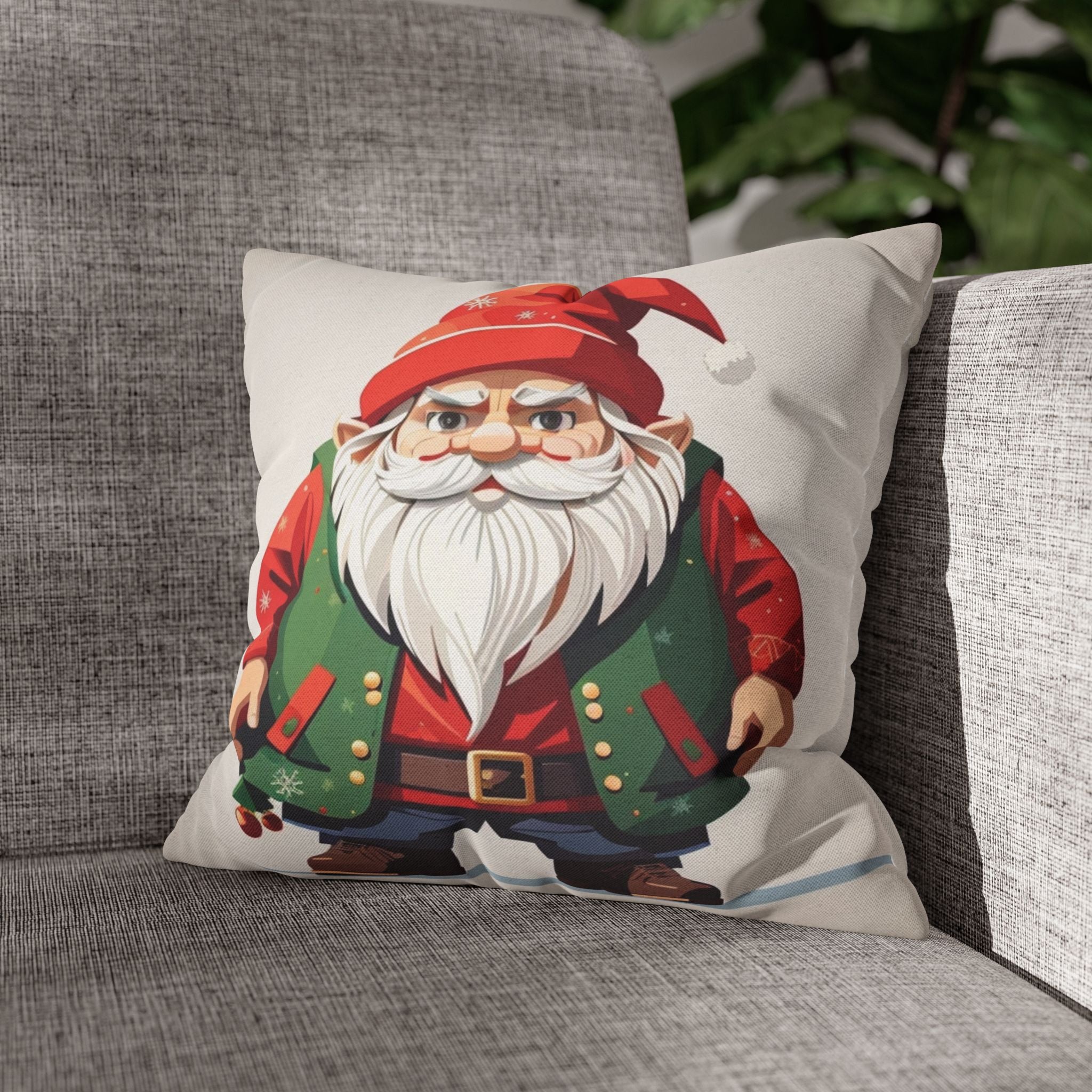 Gnome Holiday, Throw Pillow Case