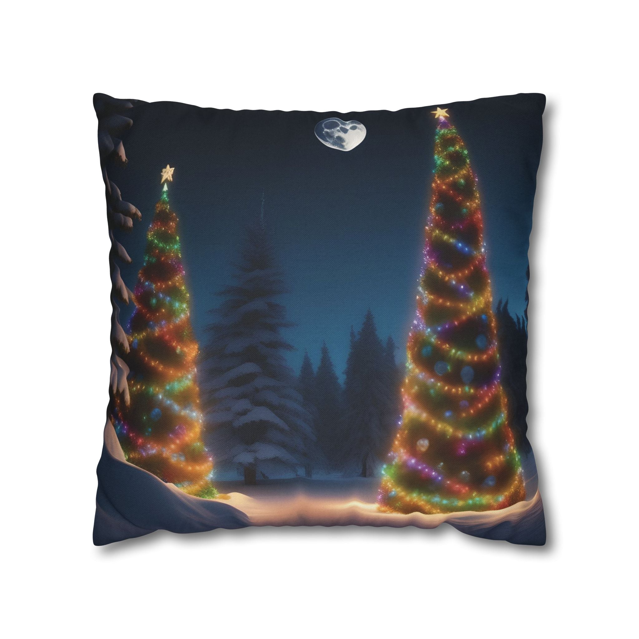 Whimsical Holiday Forest, Throw Pillow Case