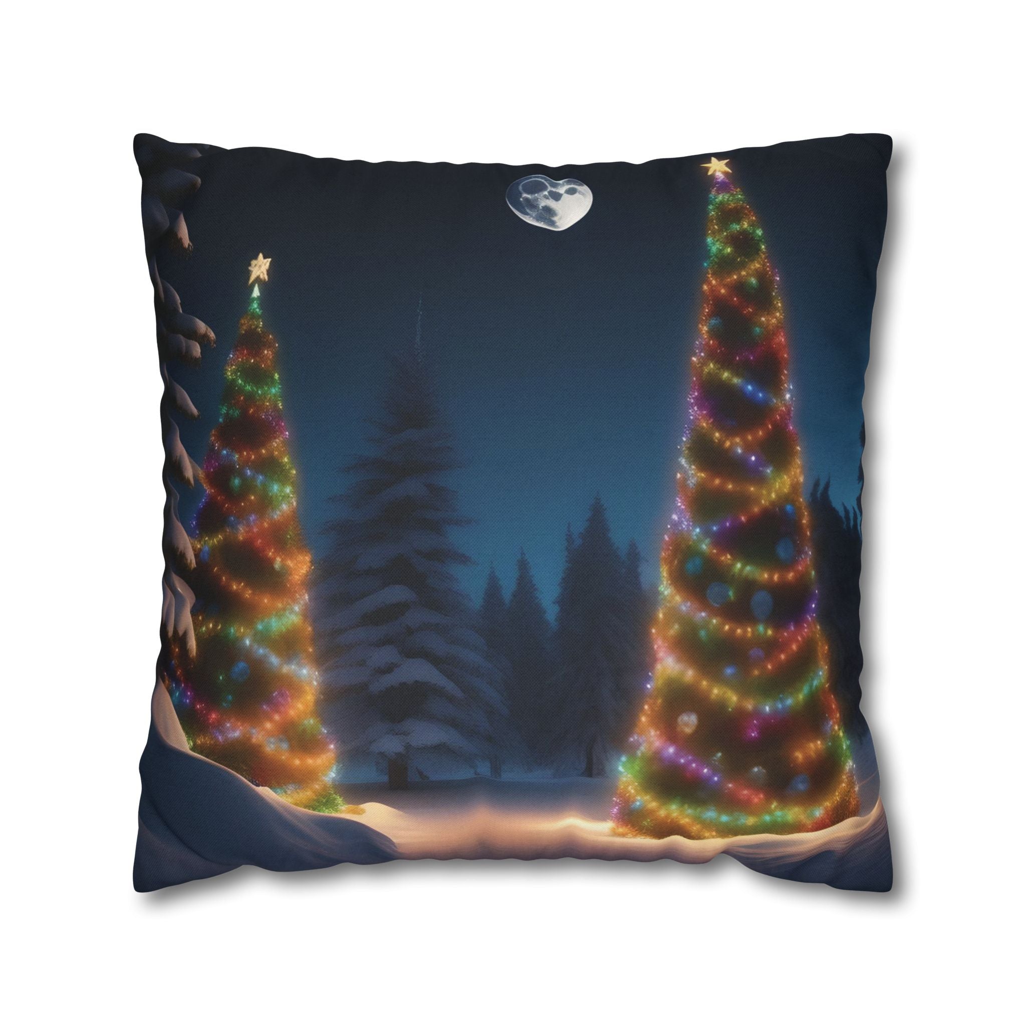 Whimsical Holiday Forest, Throw Pillow Case