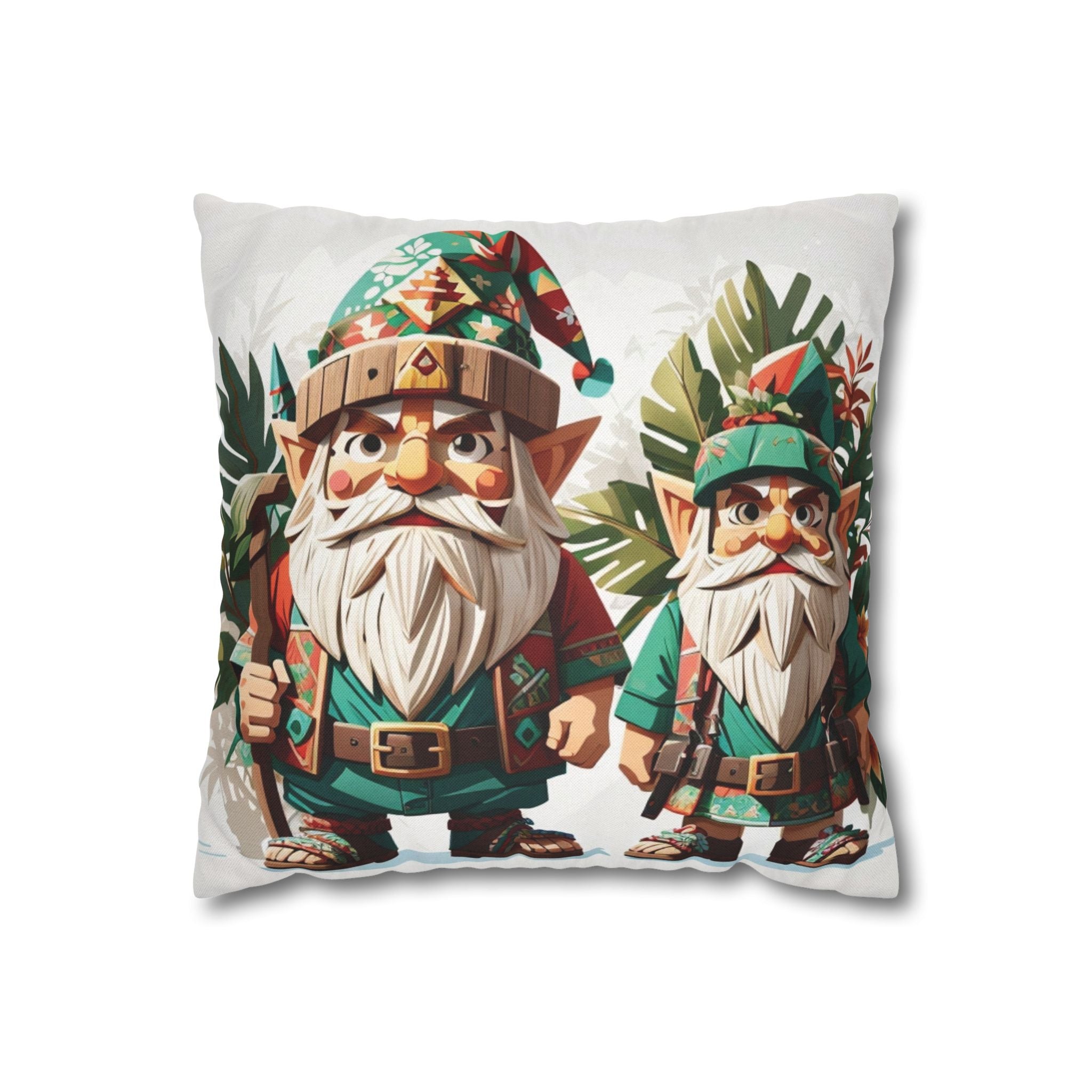 Gnomes Holiday, Throw Pillow Case