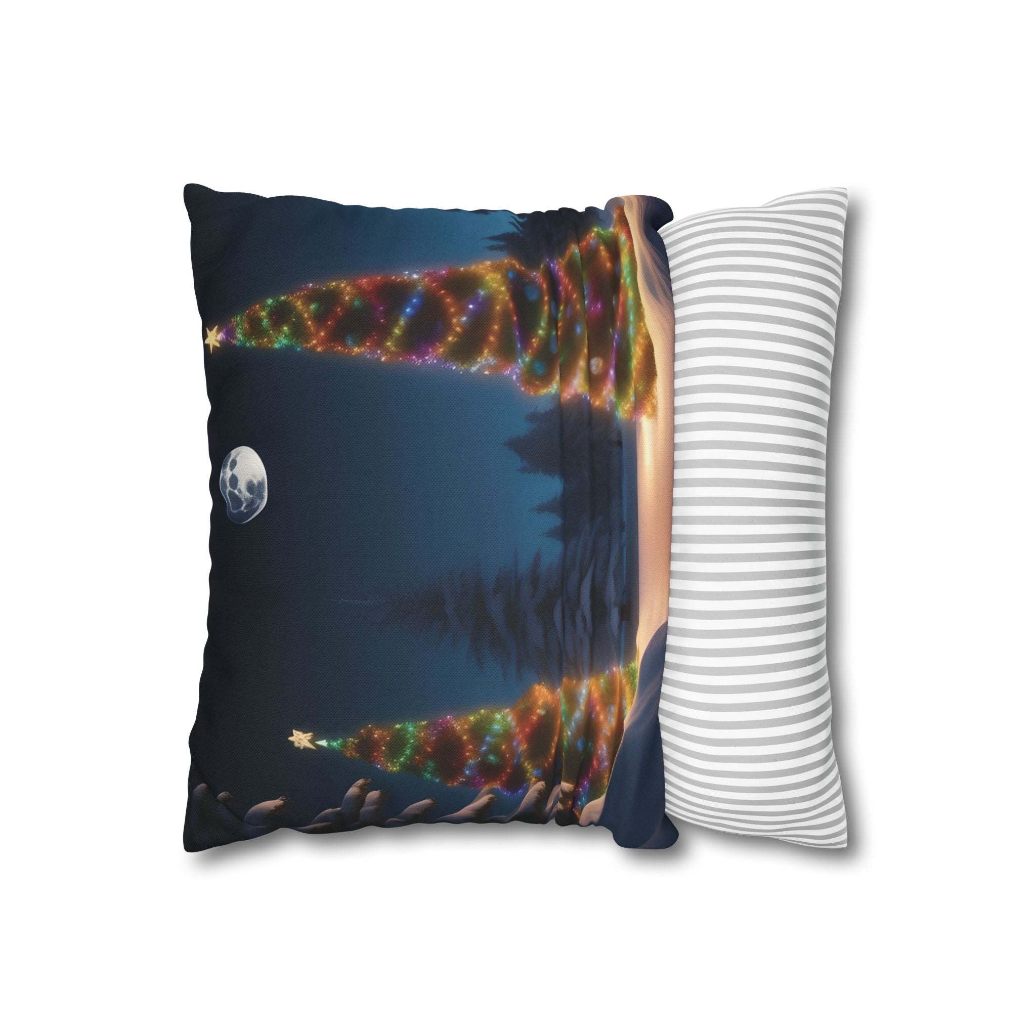 Whimsical Holiday Forest, Throw Pillow Case