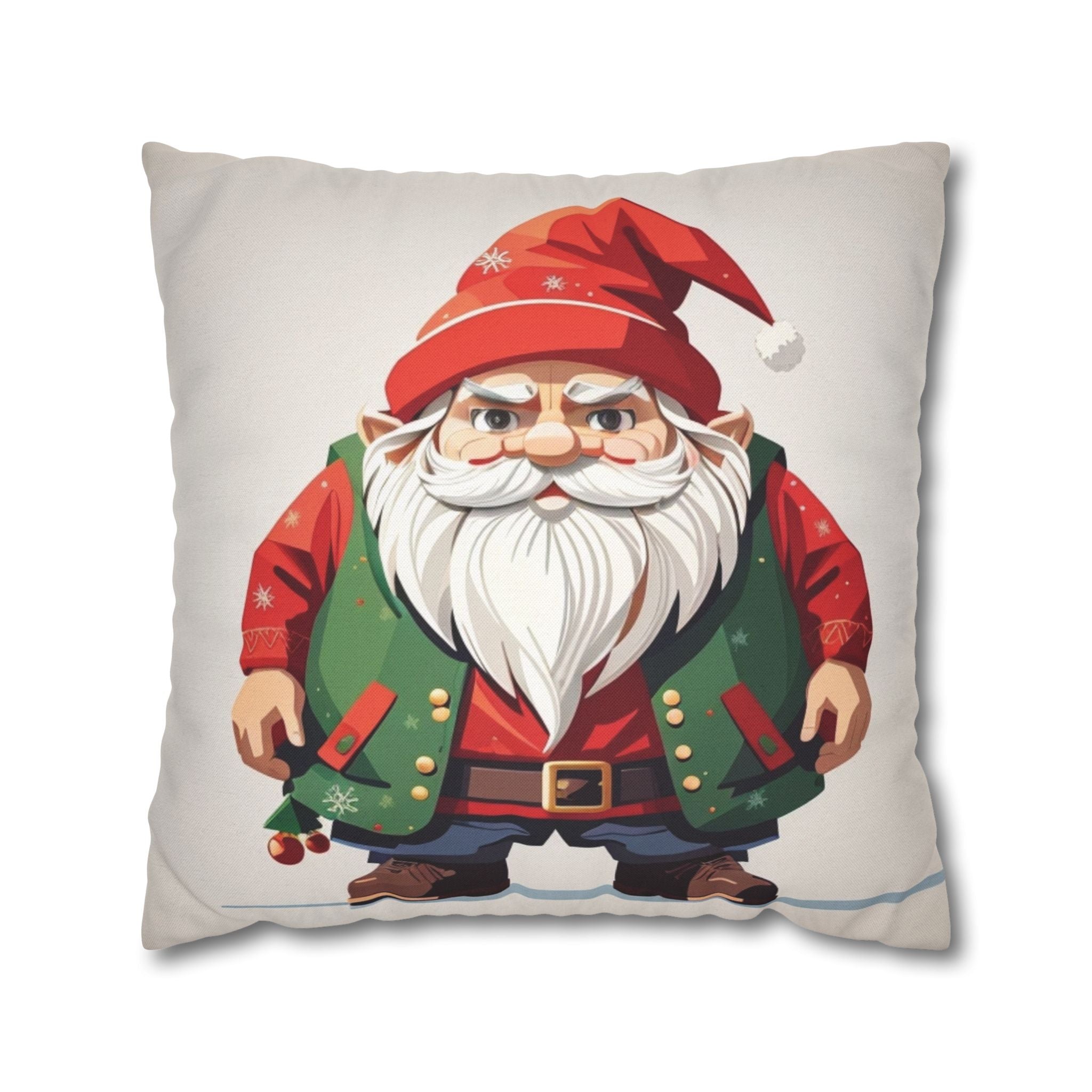 Gnome Holiday, Throw Pillow Case