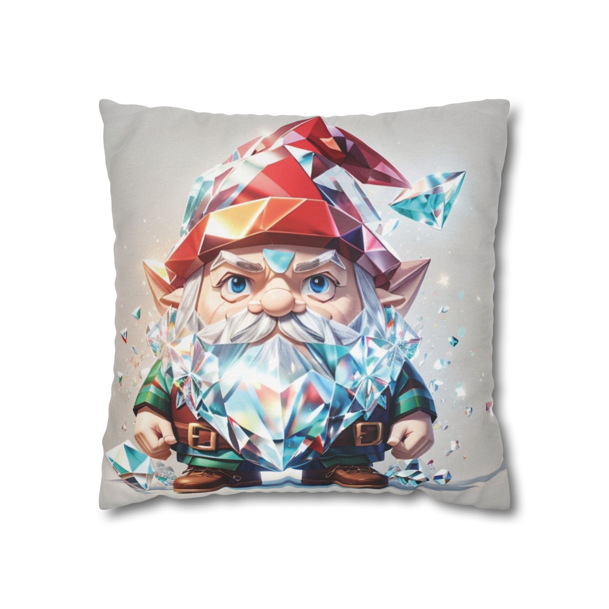 Gnome Holiday Ice, Throw Pillow Case