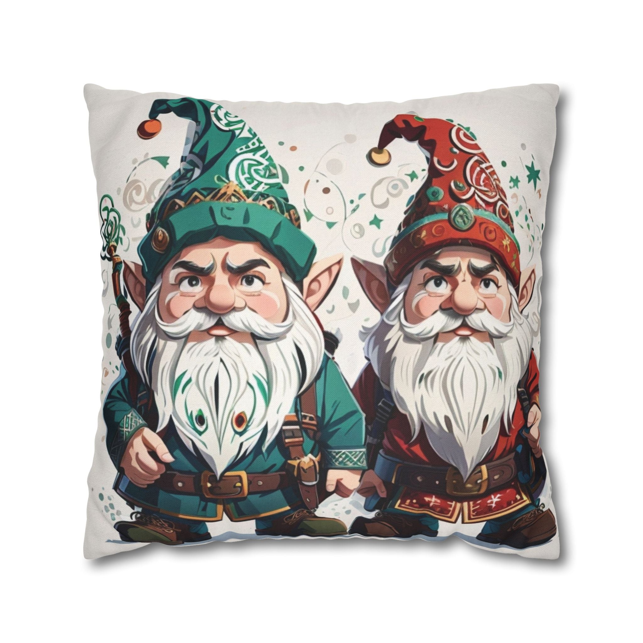 Gnomes Holiday, Throw Pillow Case