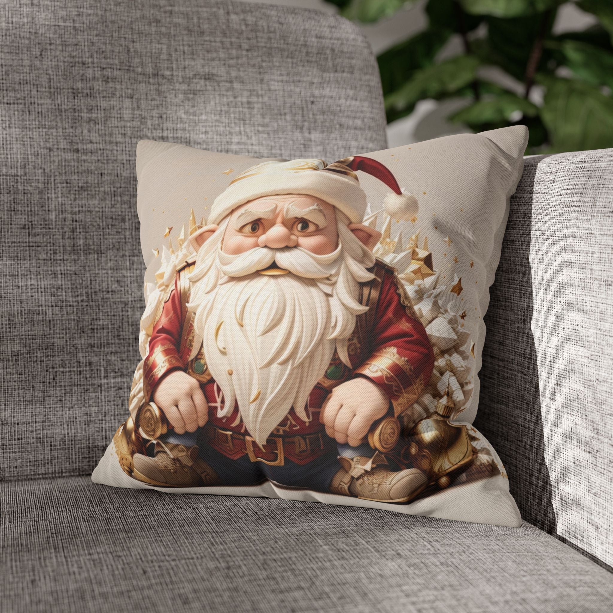 Gnome Holiday, Throw Pillow Case