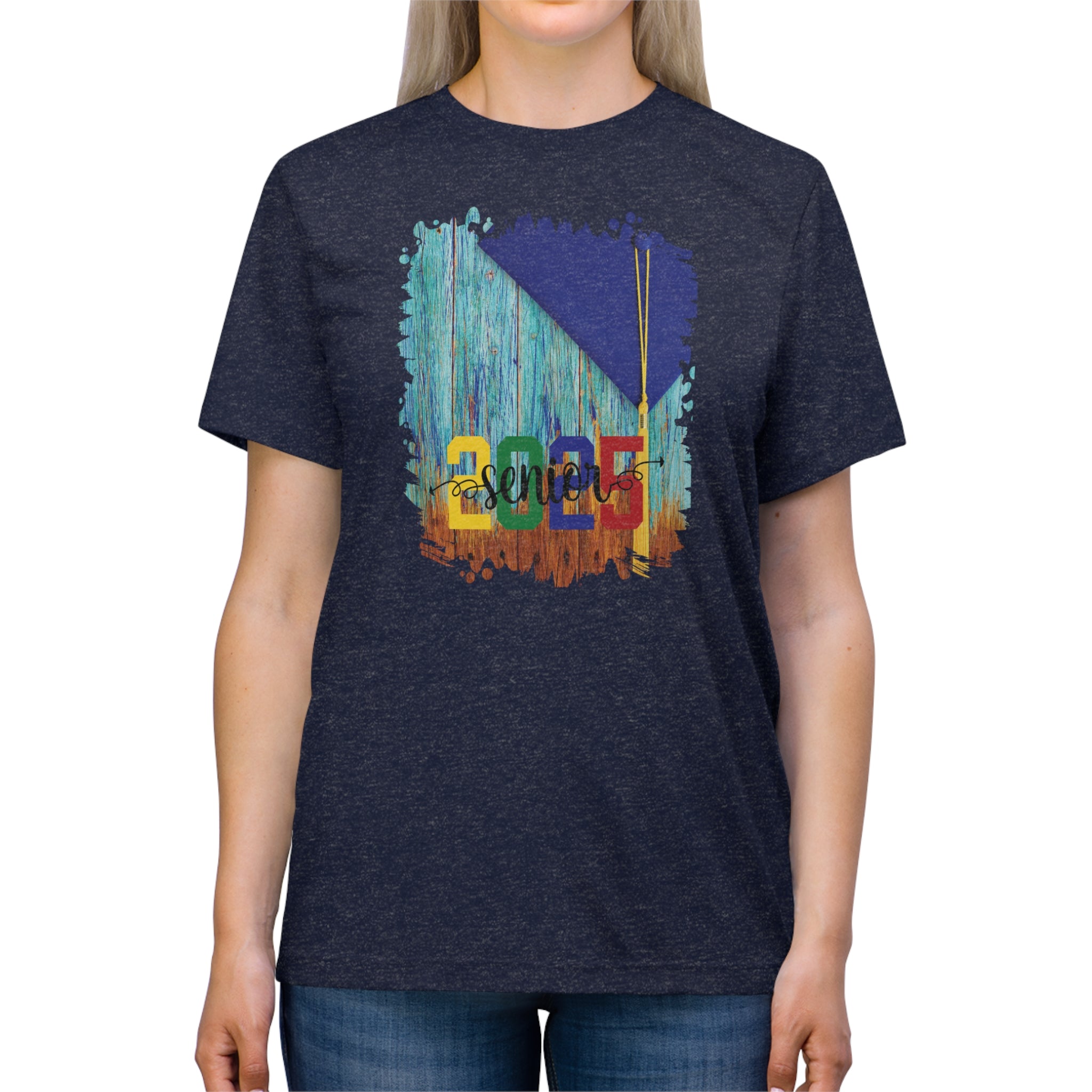 Senior 2025 Colorful, 2025 Graduation, Unisex Triblend Tee