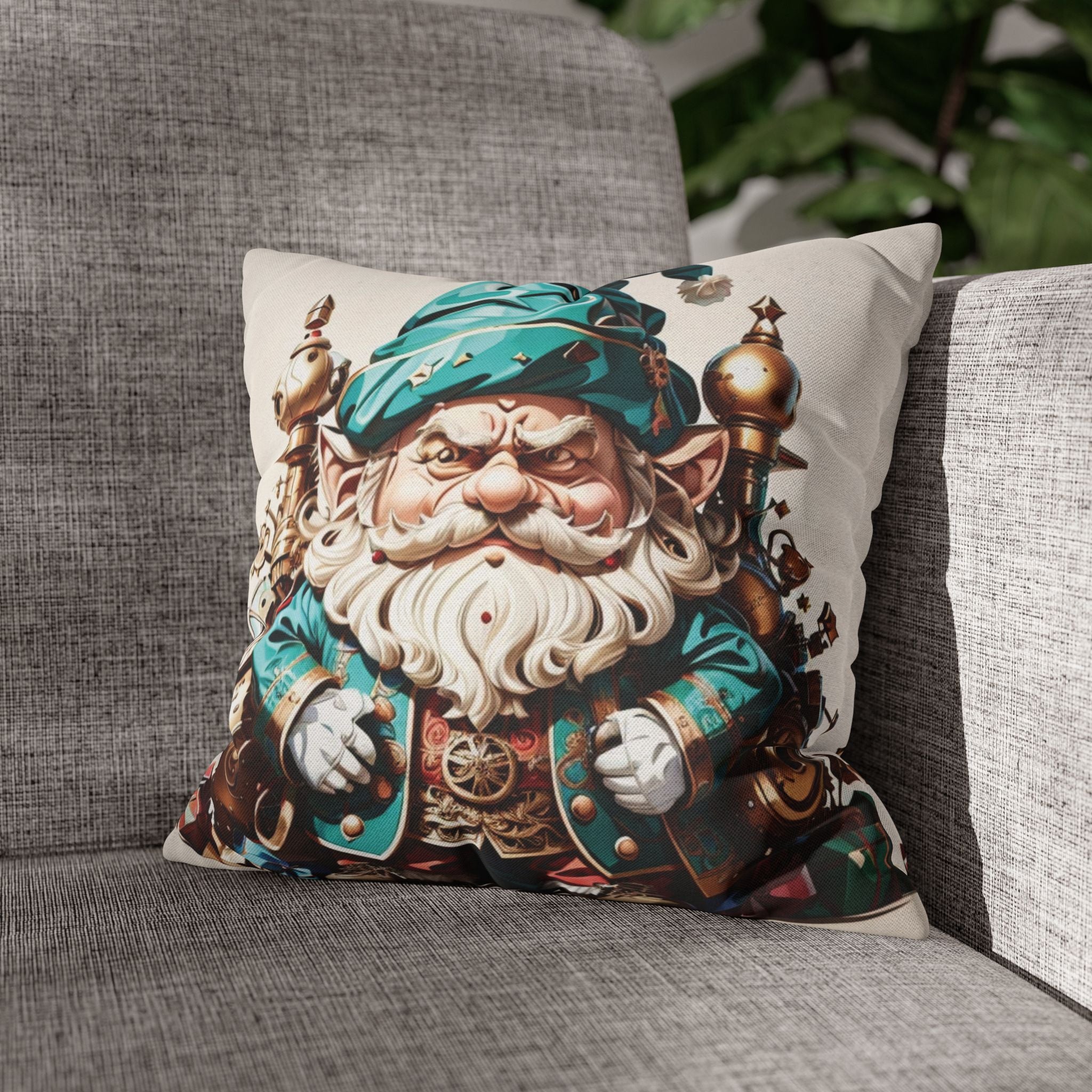 Gnome Holiday, Throw Pillow Case