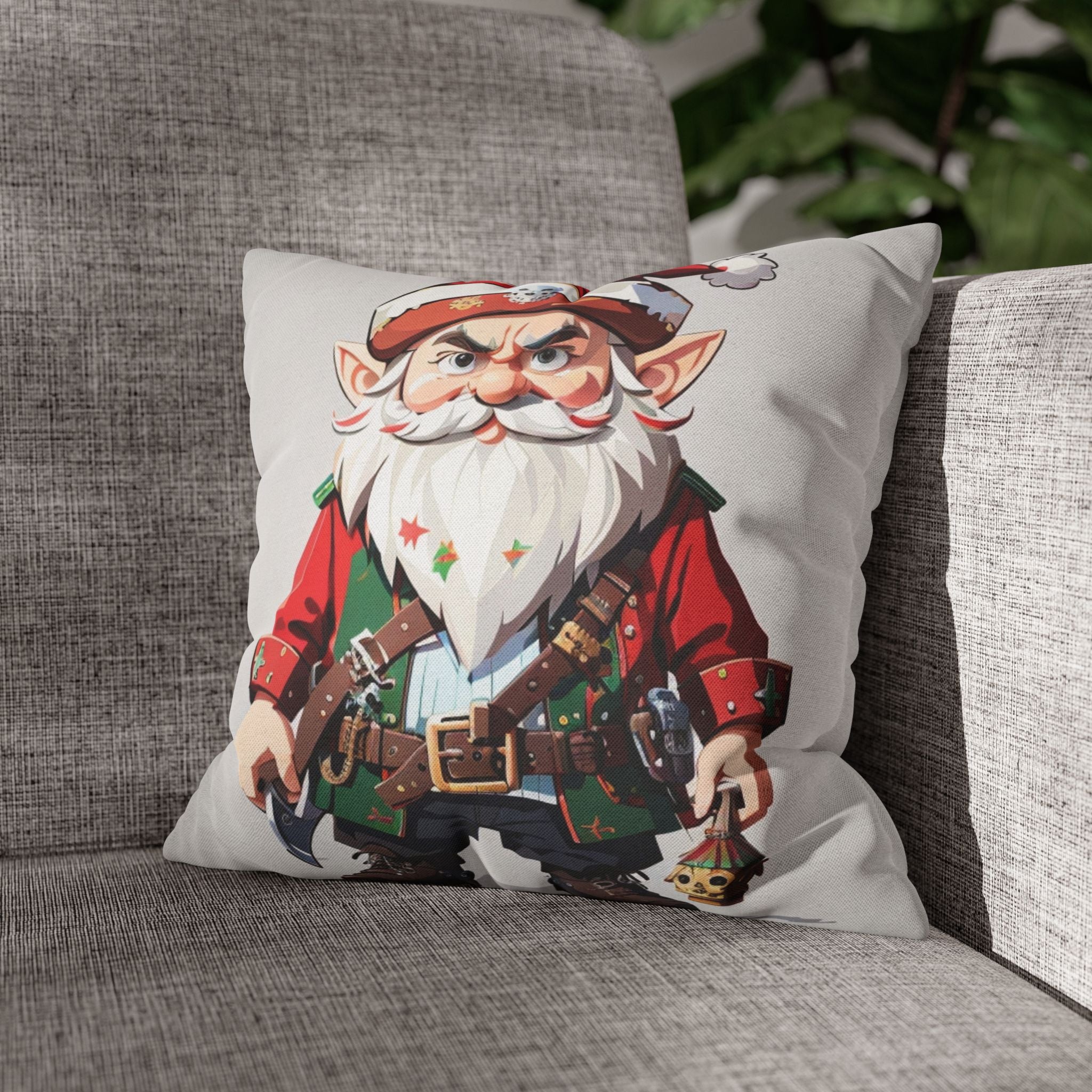 Gnomes Holiday, Throw Pillow Case