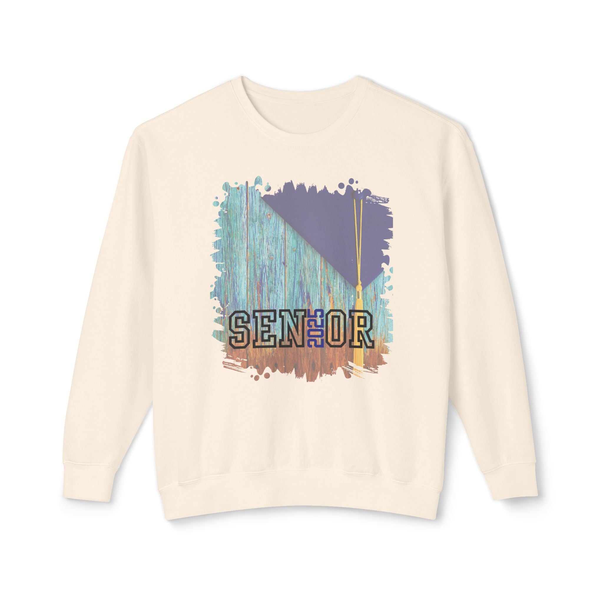 Senior 2025 Yearbook, 2025 Graduation, Unisex Lightweight Crewneck Sweatshirt