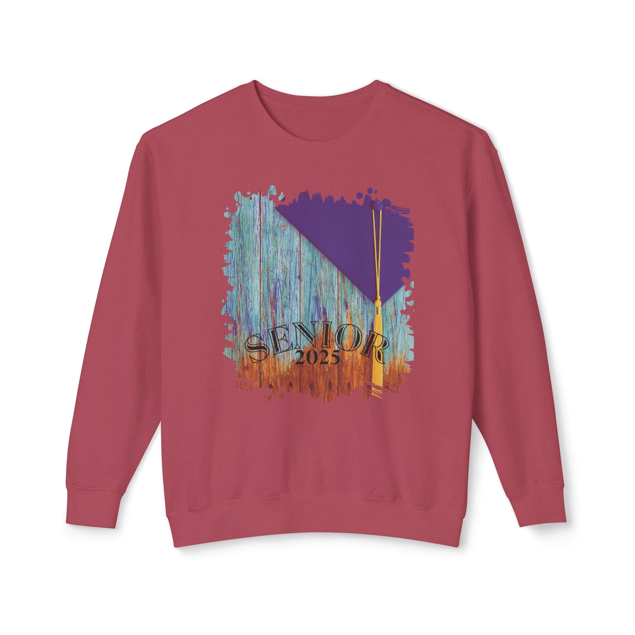 Senior 2025, 2025 Graduation, Unisex Lightweight Crewneck Sweatshirt