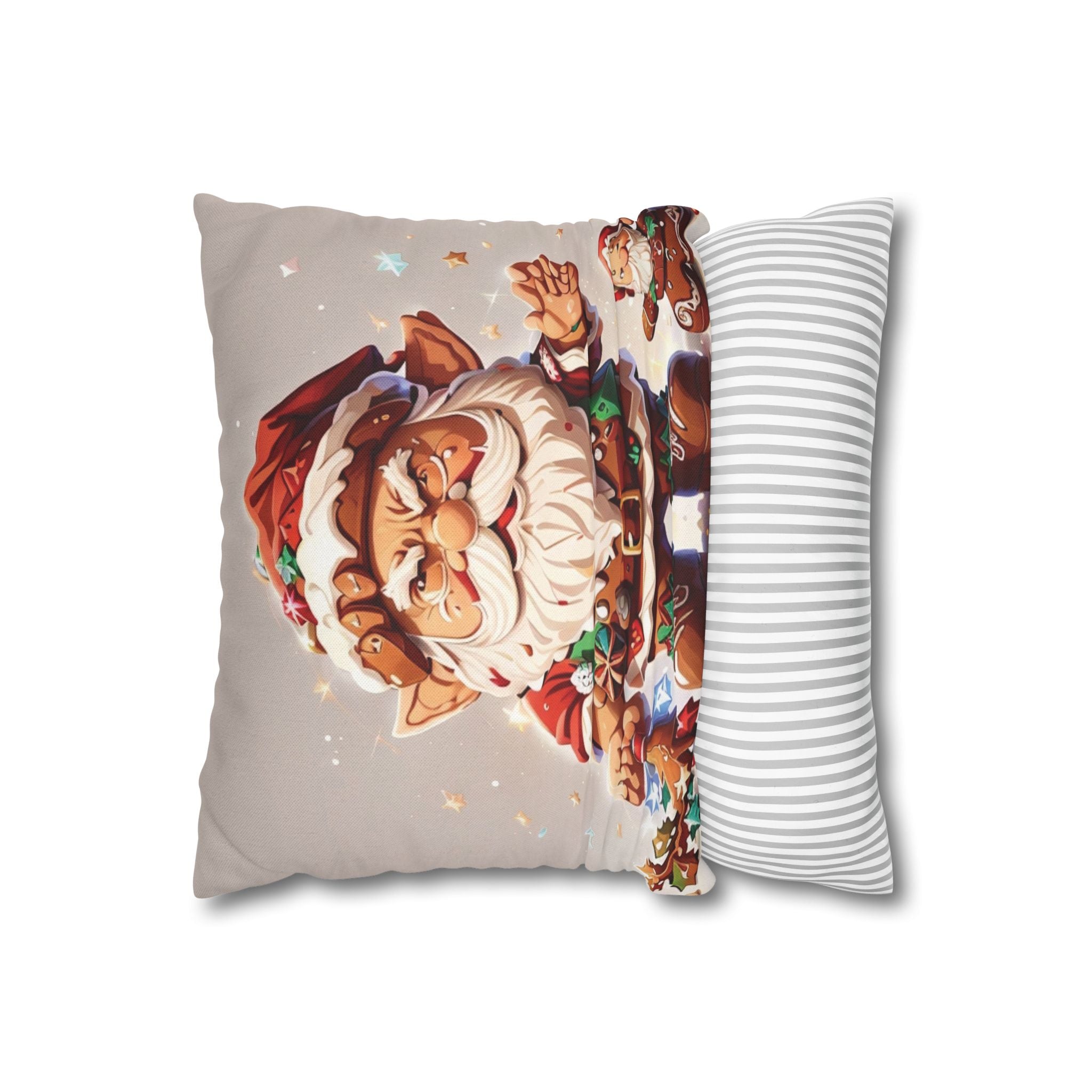 Gnome Gingerbread Holiday, Throw Pillow Case