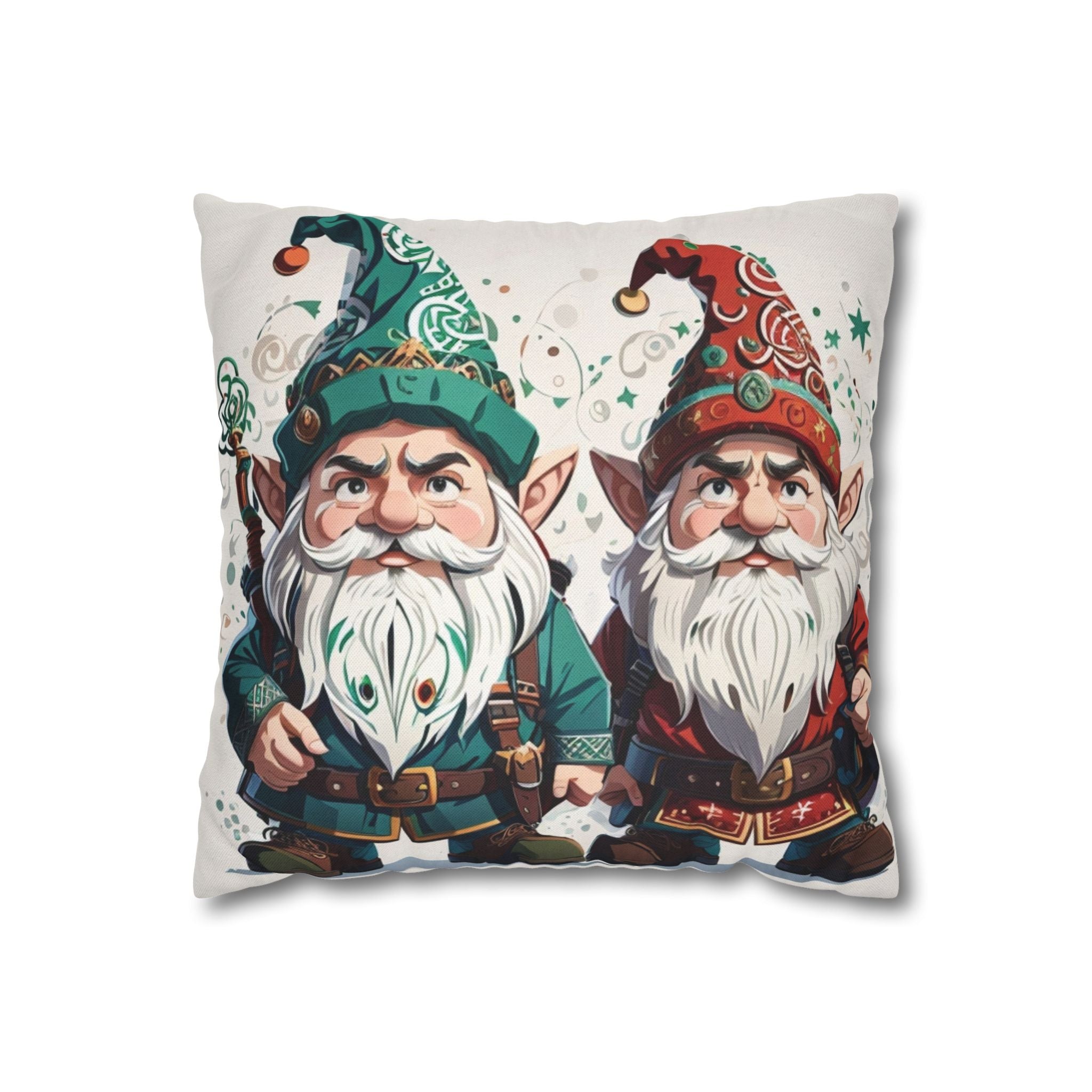 Gnomes Holiday, Throw Pillow Case