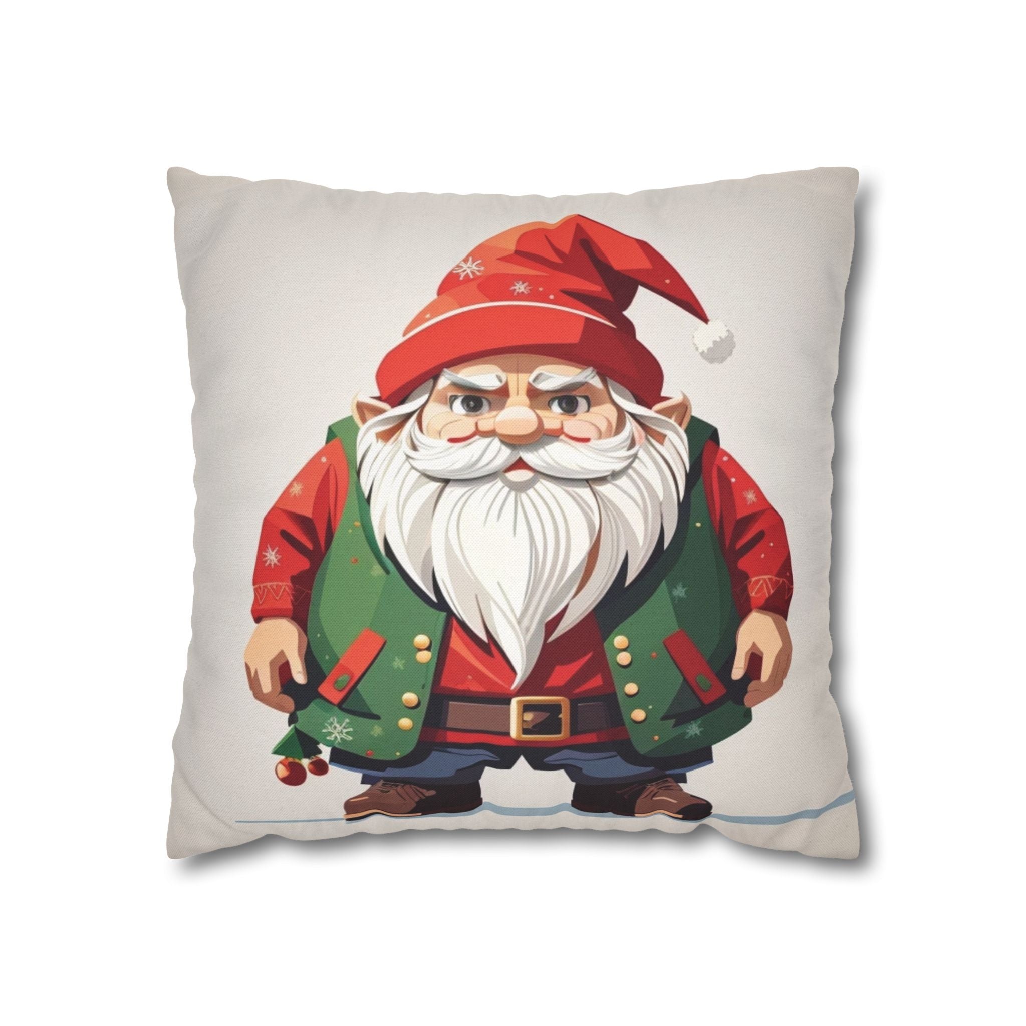 Gnome Holiday, Throw Pillow Case