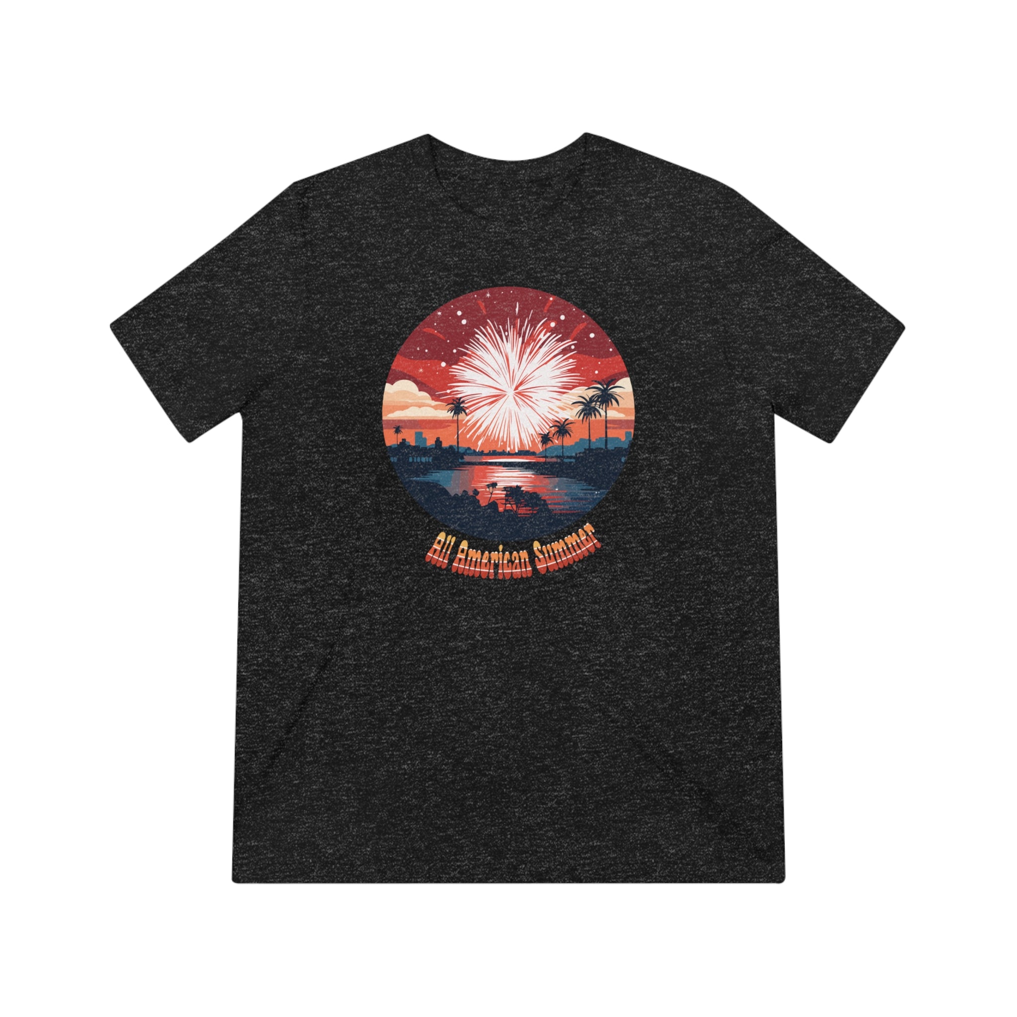 All American Summer, Unisex Triblend T-Shirt