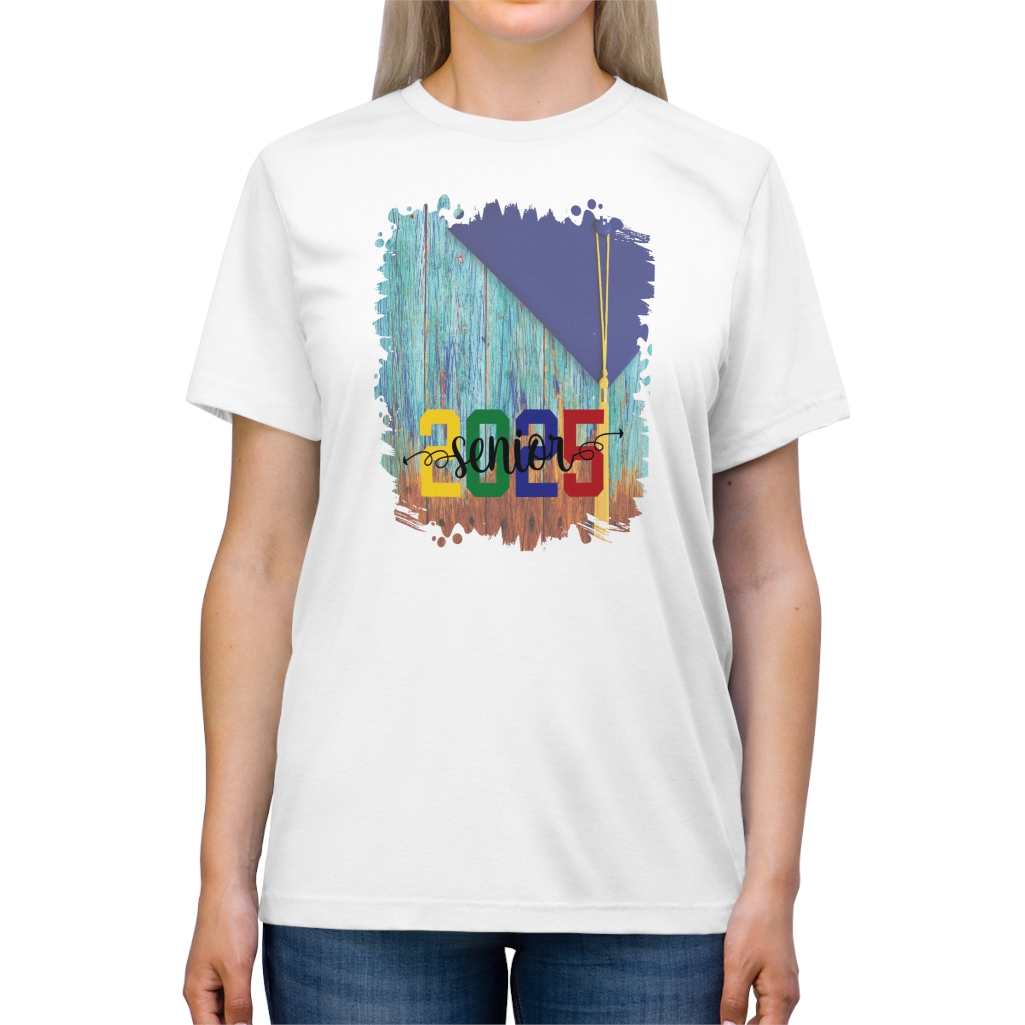 Senior 2025 Colorful, 2025 Graduation, Unisex Triblend Tee